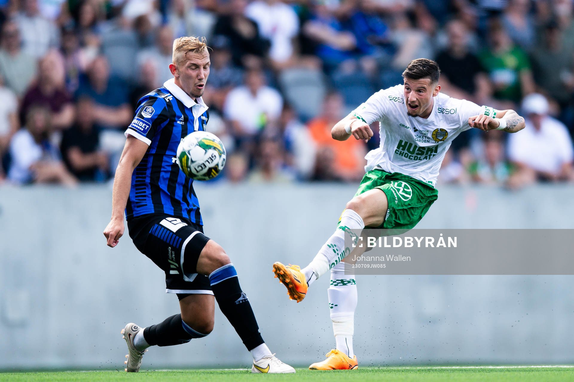 Sirius Jakob Voelkerling Persson och Hammarbys Viktor