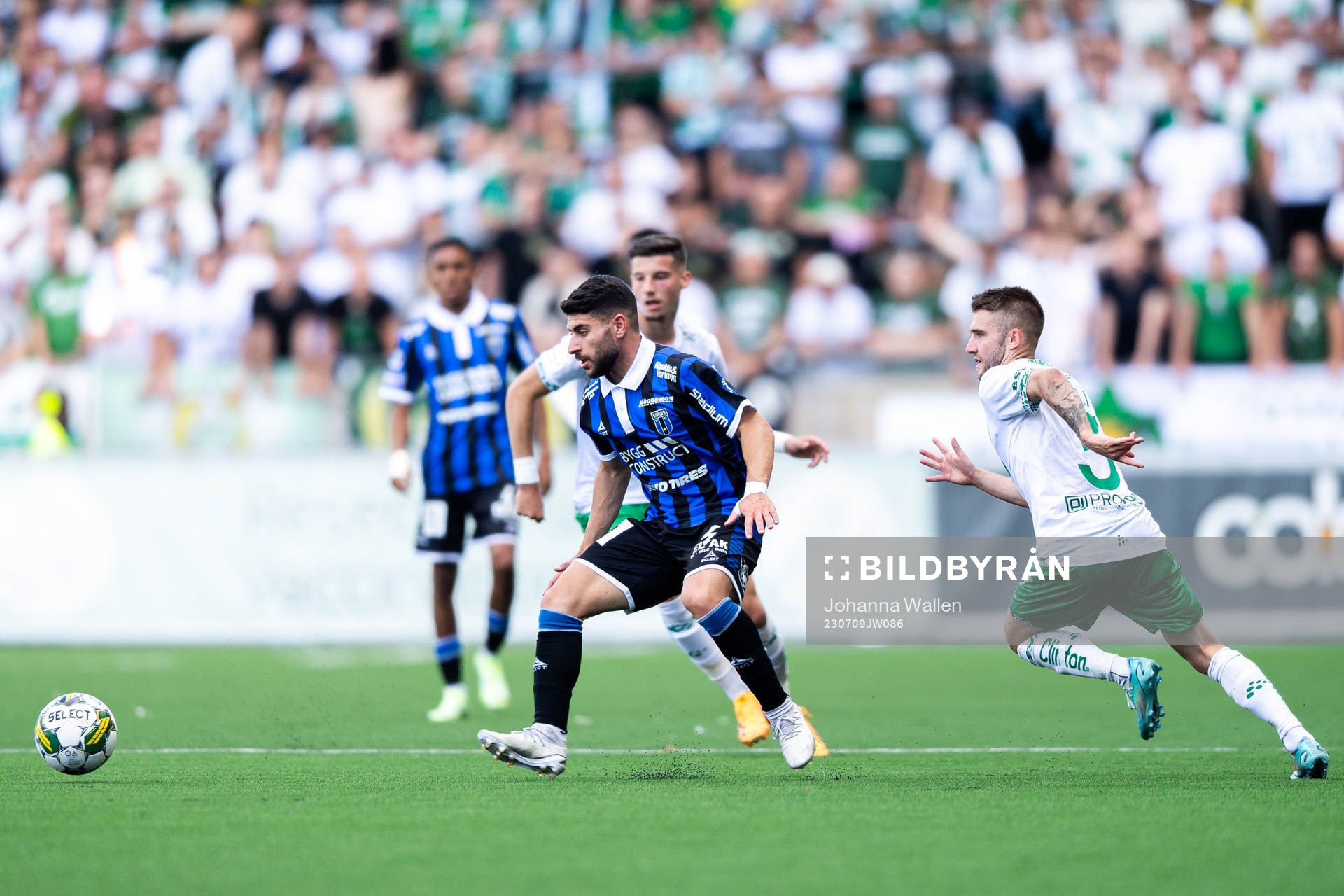 Sirius André Alsanati och Hammarbys Anton Kralj