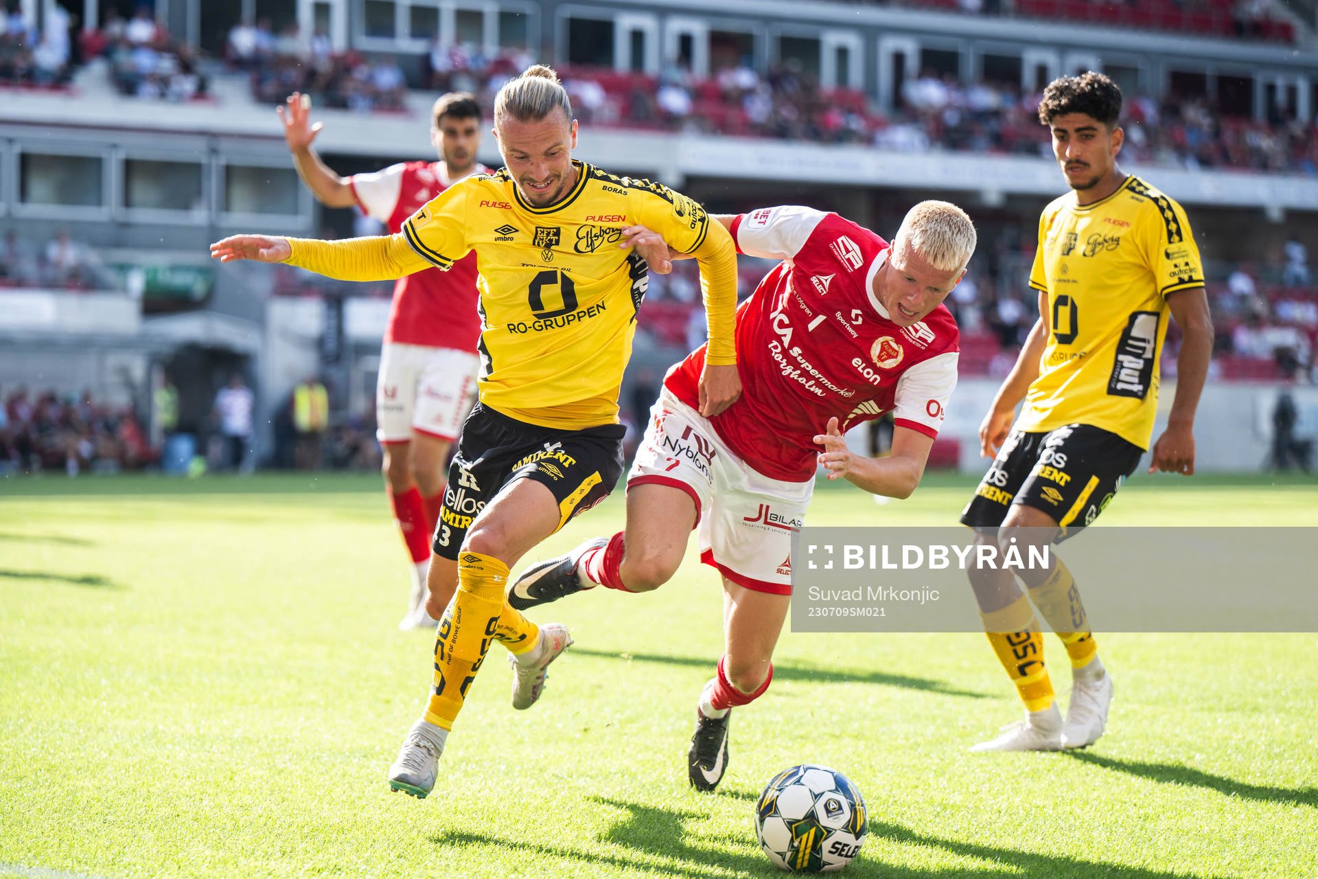 Elfsborgs Niklas Hult och Kalmars Axel Lindahl