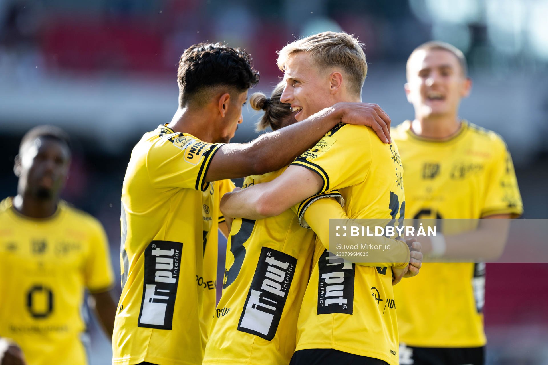 Elfsborgs spelare jublar