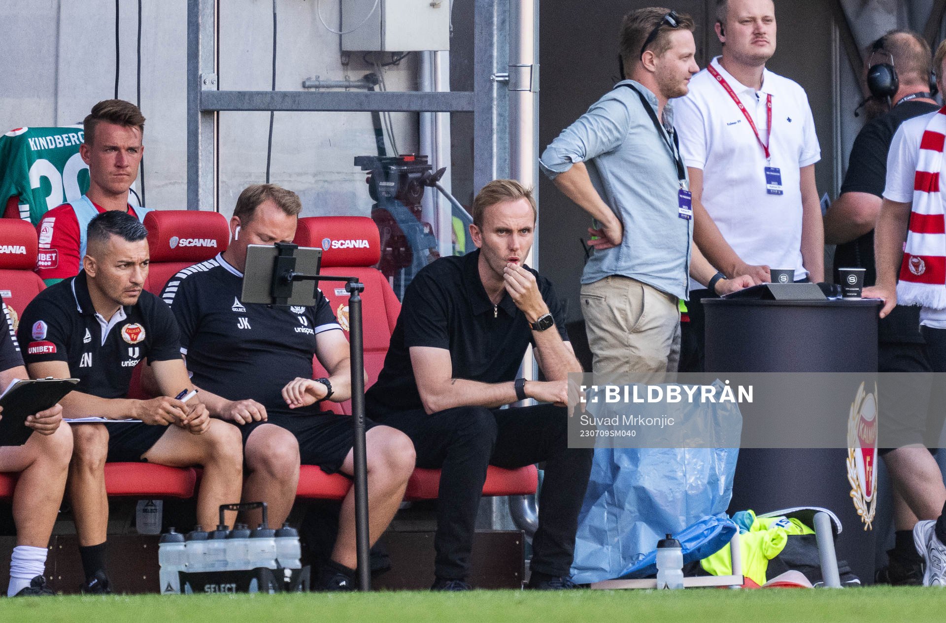 Kalmars tränare Henrik Jensen deppar