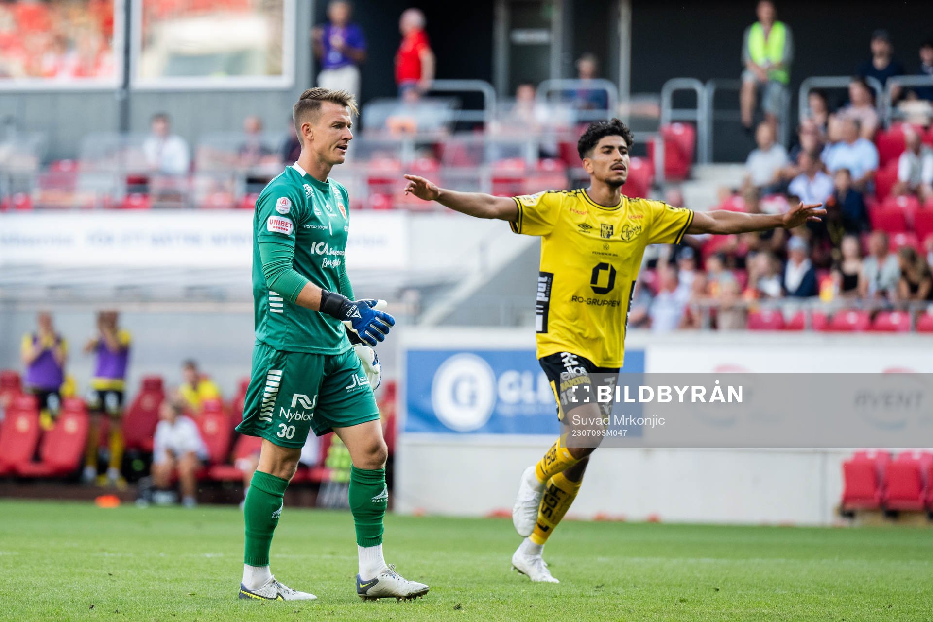 Kalmars målvakt Jakob Kindberg deppar