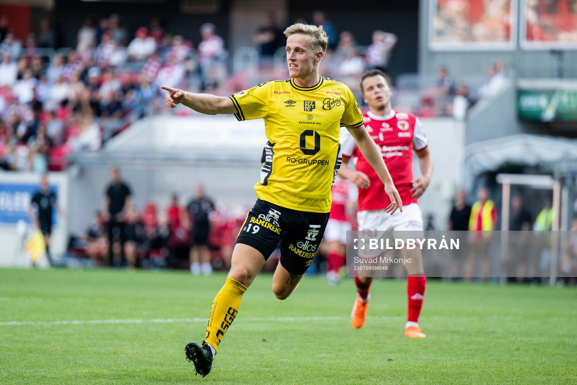 Elfsborgs Jeppe Møldrup Okkels jublar