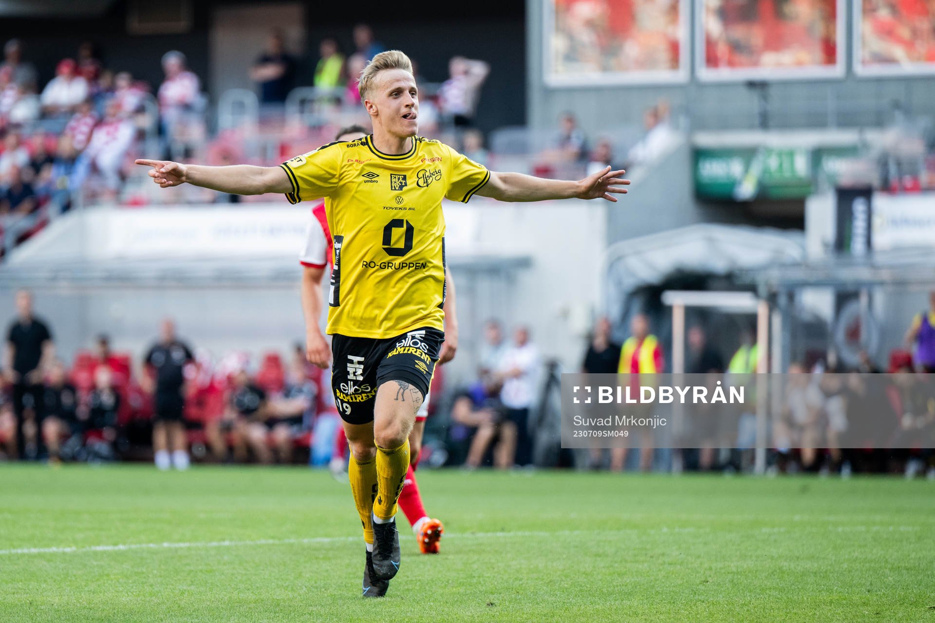 Elfsborgs Jeppe Møldrup Okkels jublar