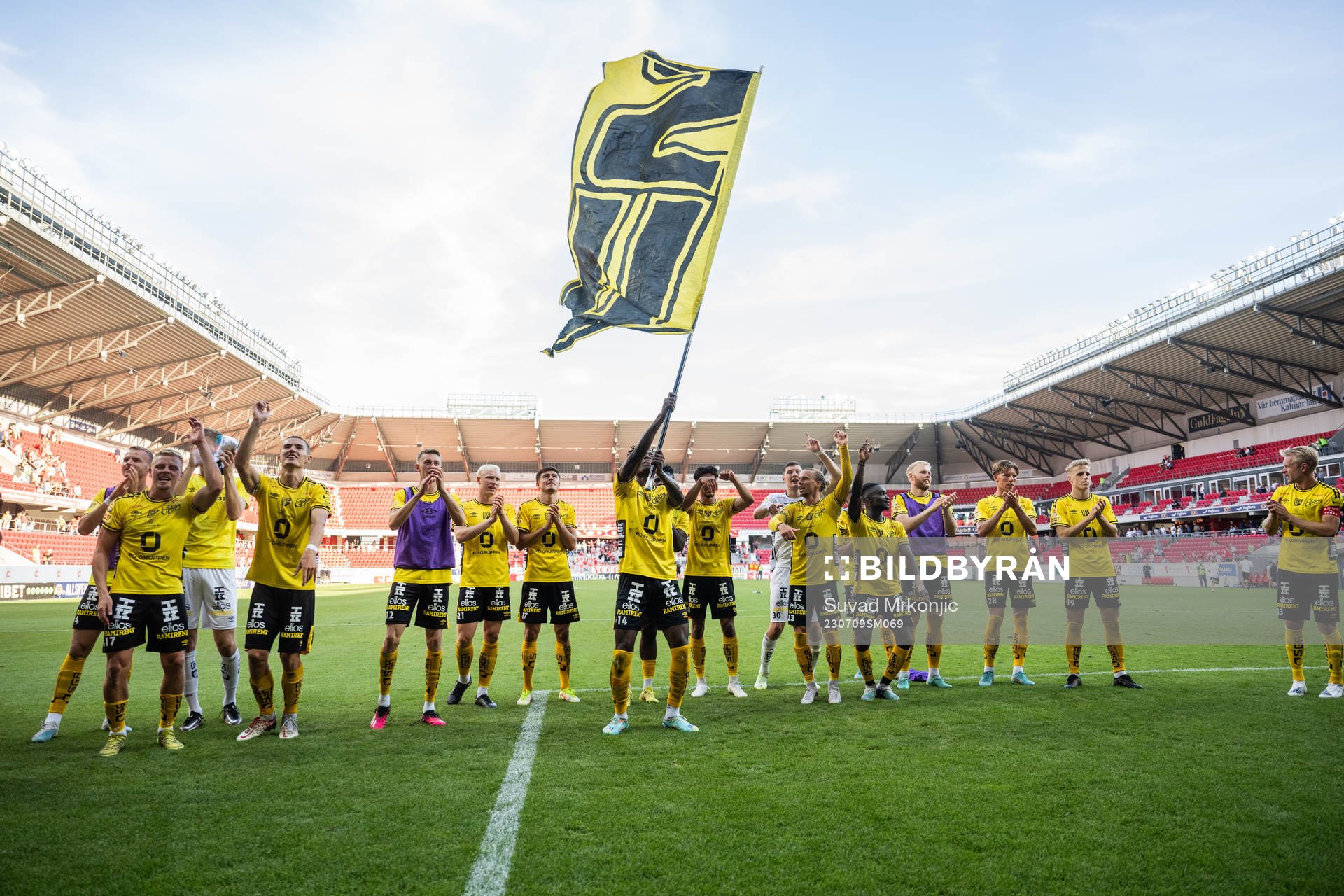 Elfsborgs spelare jublar