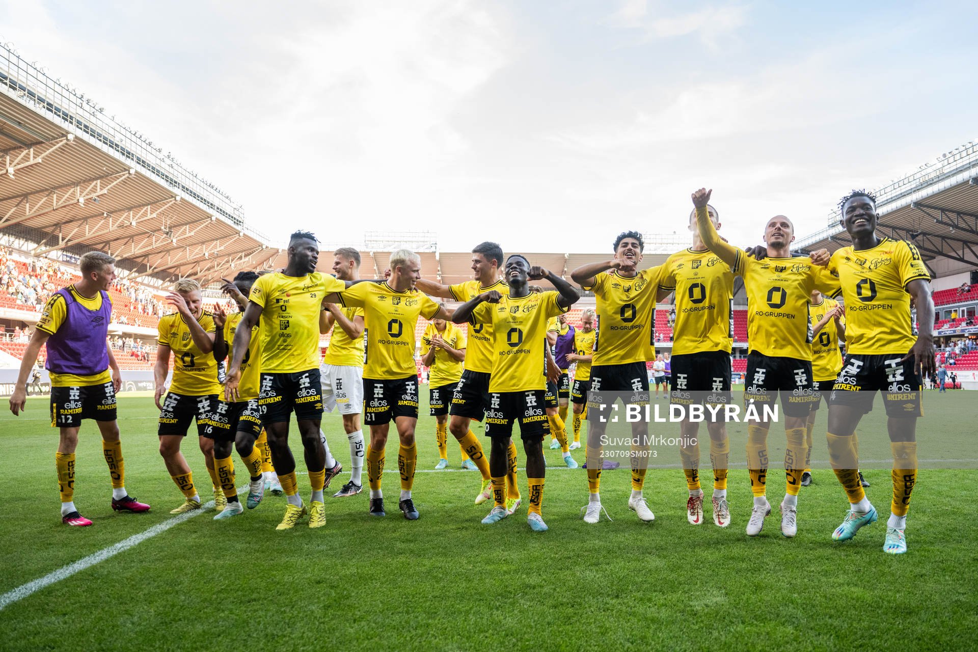 Elfsborgs spelare jublar