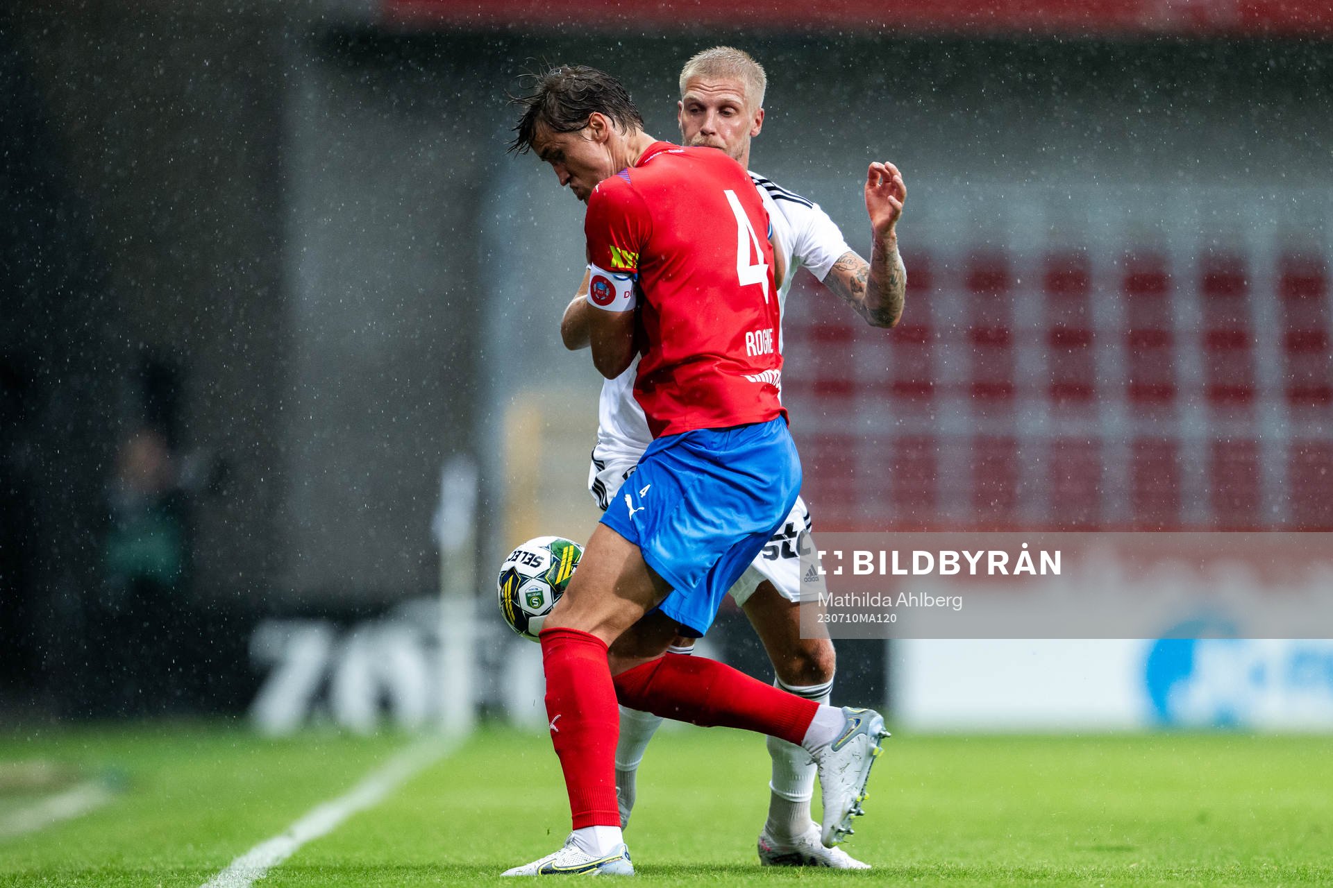 Helsingborgs Thomas Rogne och Östersunds Andre Österholm