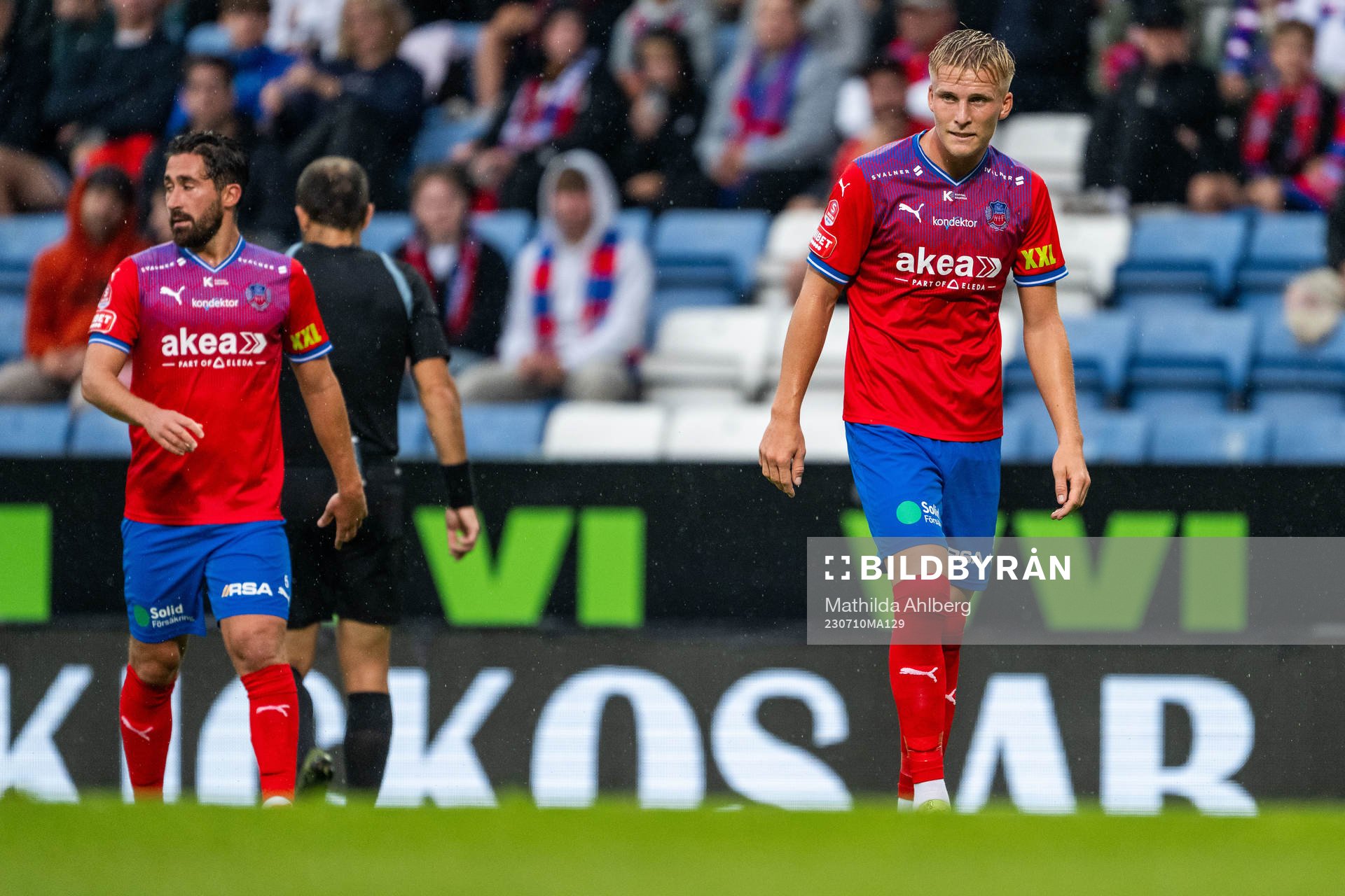 Helsingborgs Frederik Holst och Casper Widell deppar