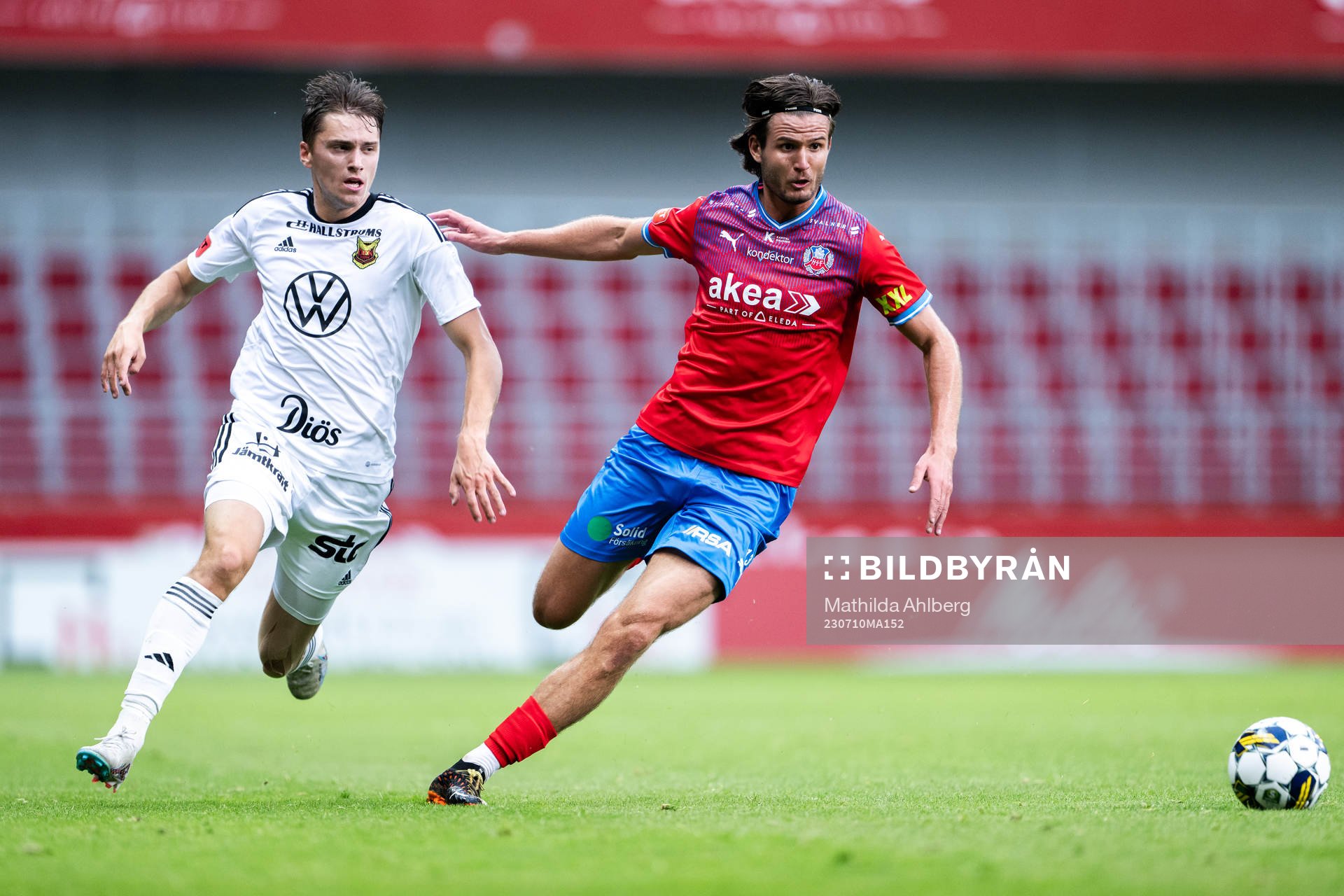 Östersunds Jakob Johnsson och Helsingborgs Wilhelm Loeper