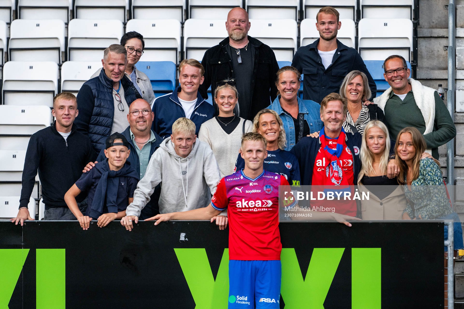 Helsingborgs Casper Widell med familj
