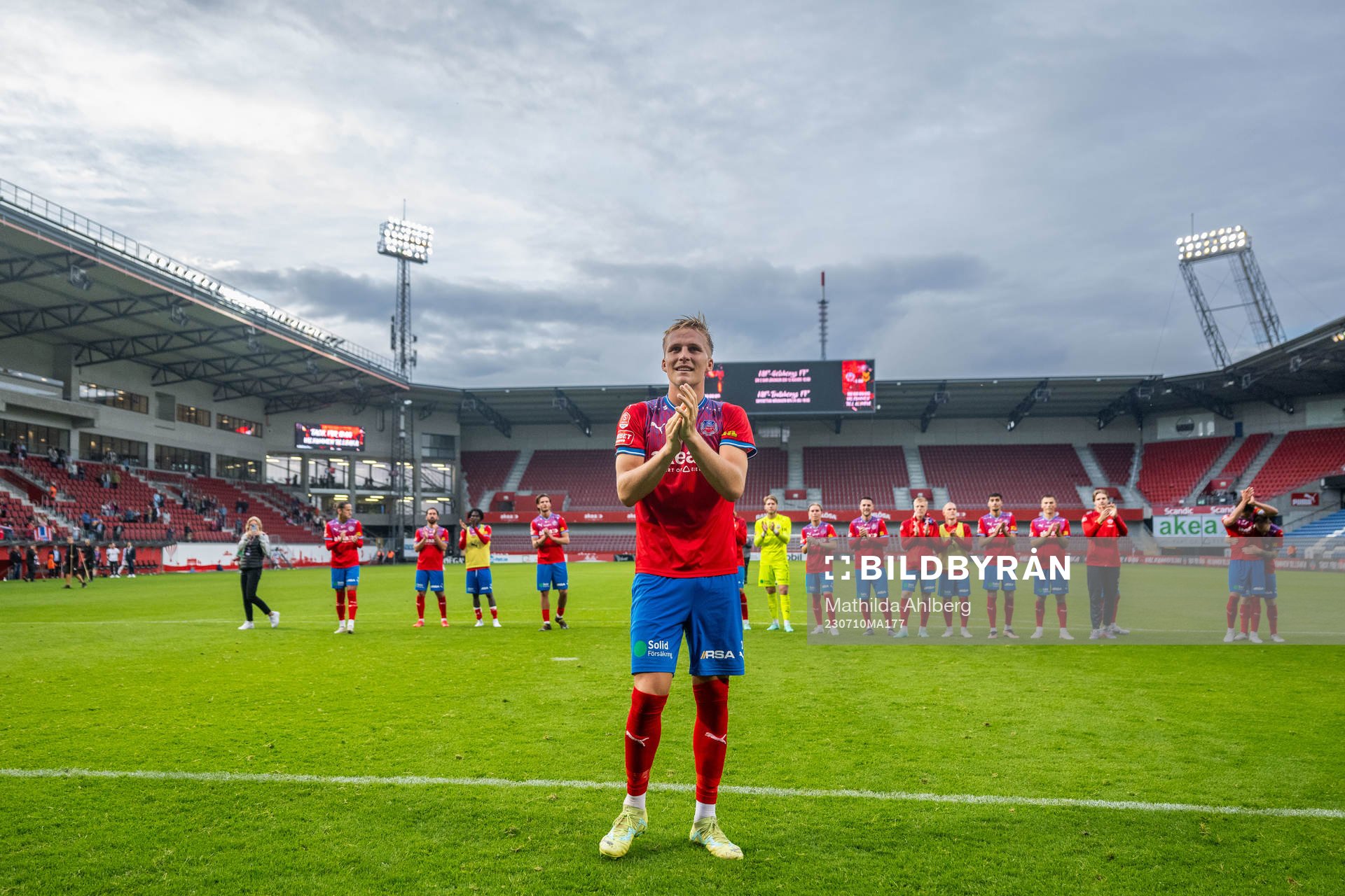 Helsingborgs Casper Widell jublar