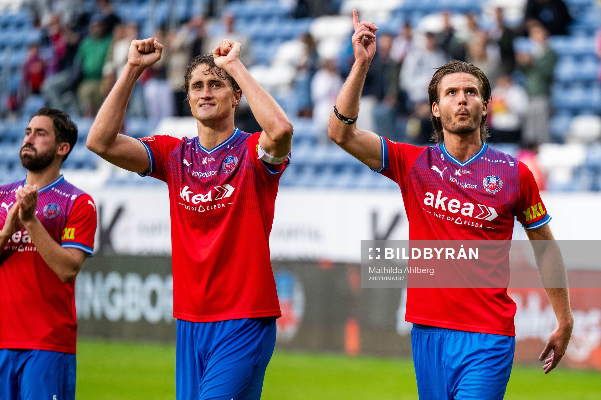 Helsingborgs Thomas Rogne och Wilhelm Loeper