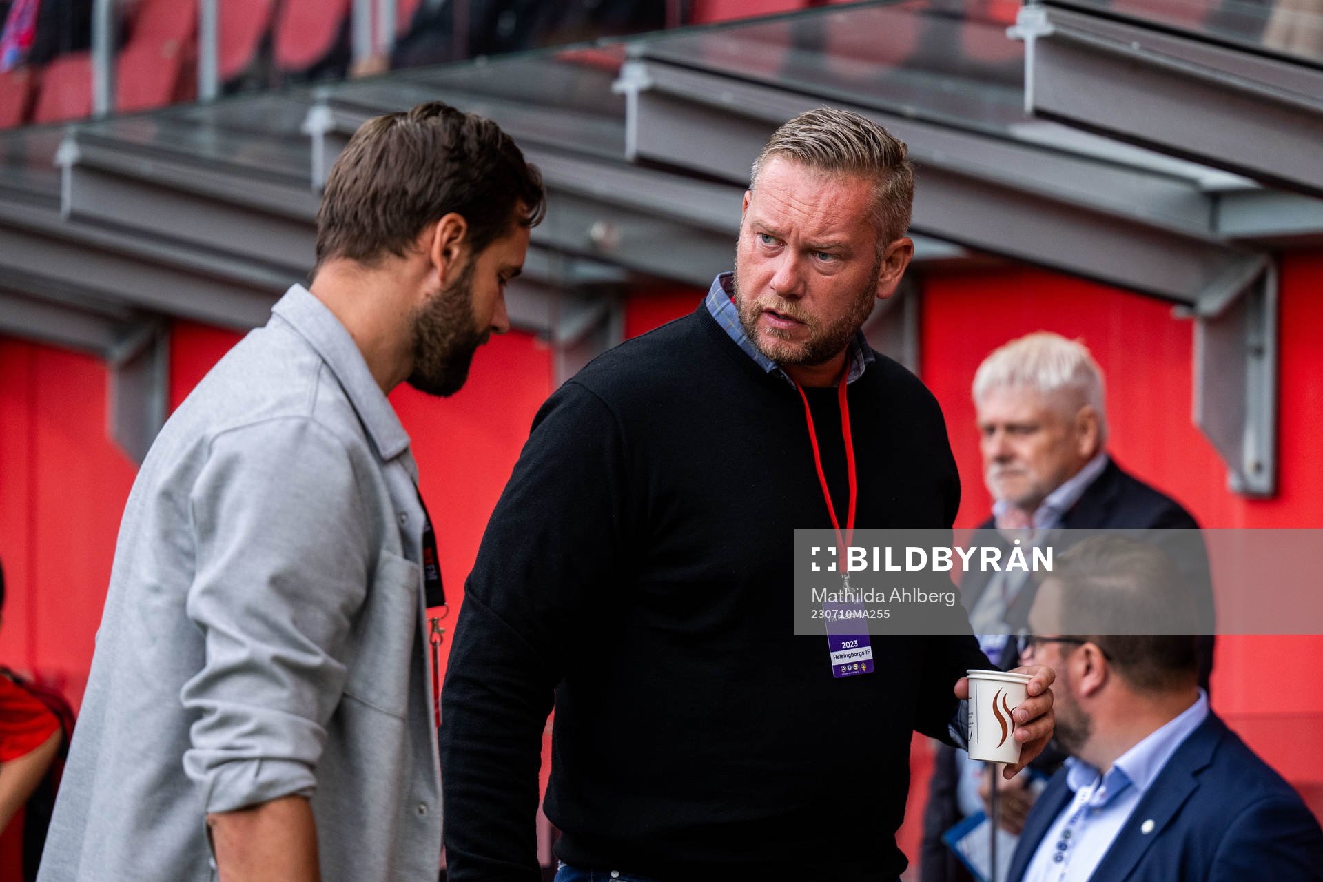 Helsingborgs tillförordnade sportchef  Mikael Dahlberg och