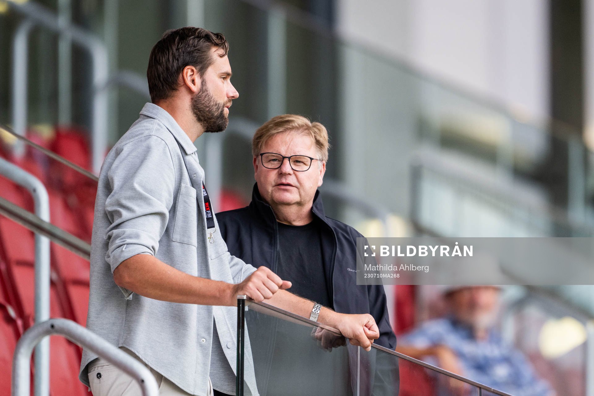Helsingborgs tillförordnade sportchef  Mikael Dahlberg och
