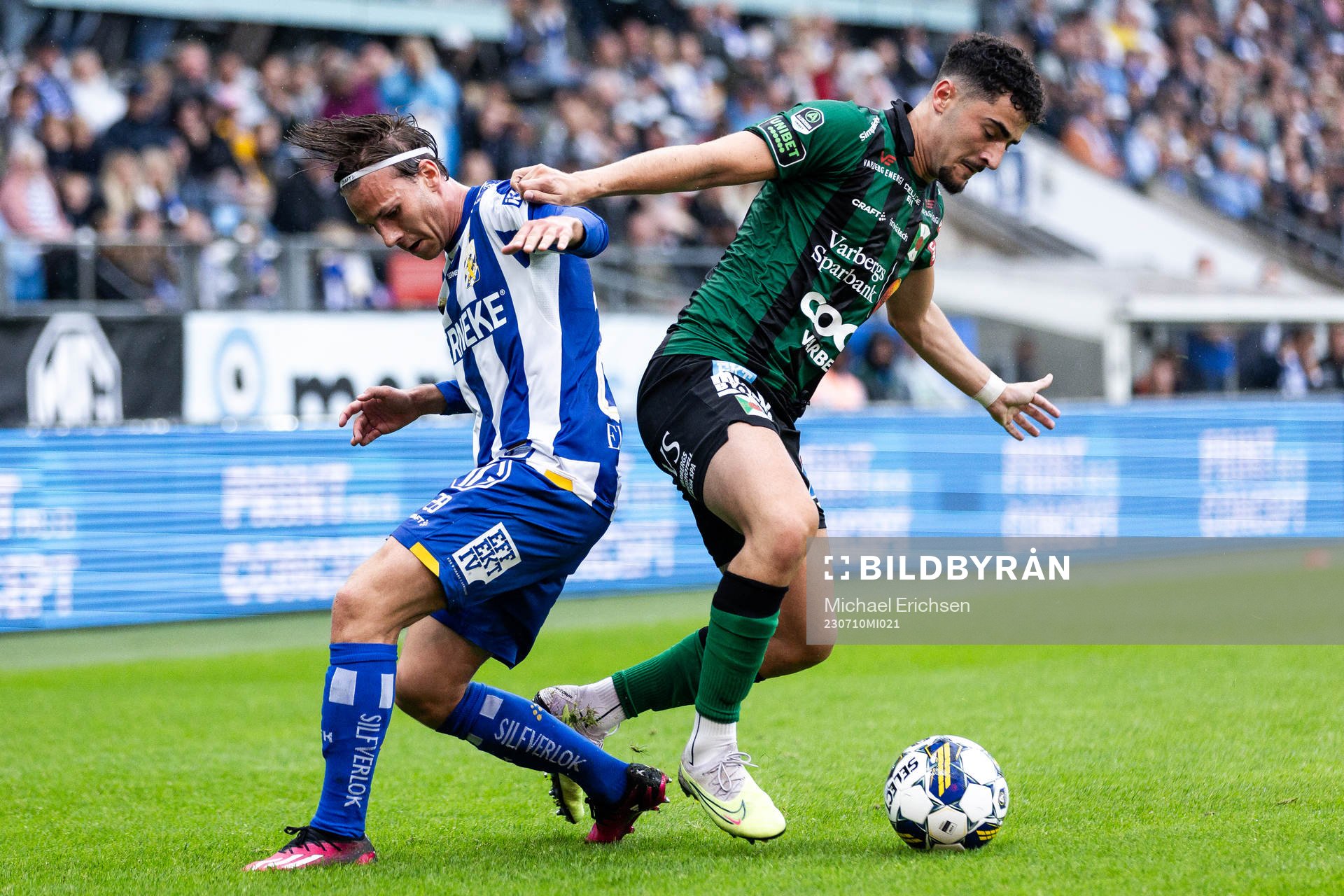 IFK Göteborgs Lucas Kåhed och Varbergs Ismet Lushaku