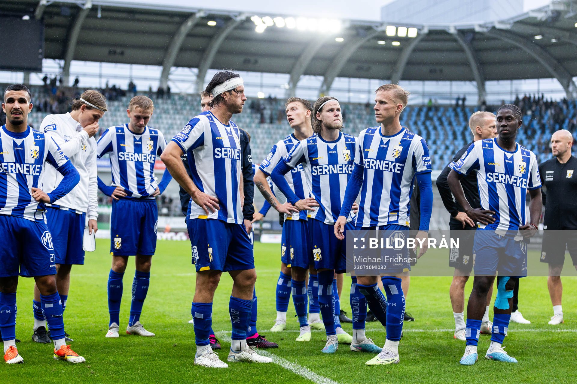IFK Göteborgs spelare deppar