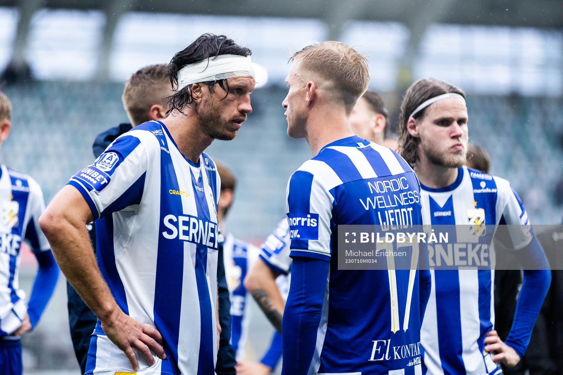 IFK Göteborgs Gustav Svensson, Oscar Wendt och Gustaf
