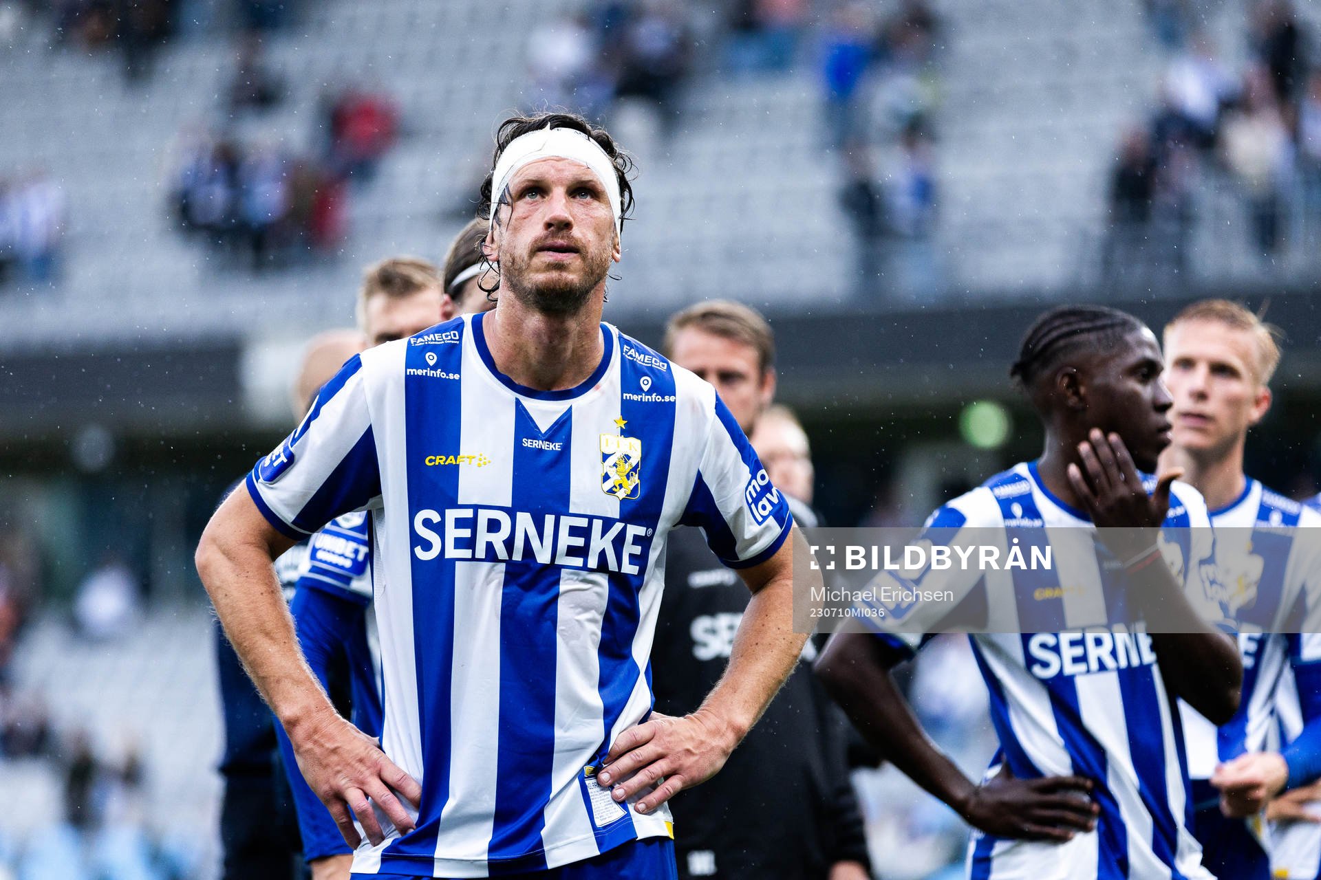 IFK Göteborgs Gustav Svensson deppar