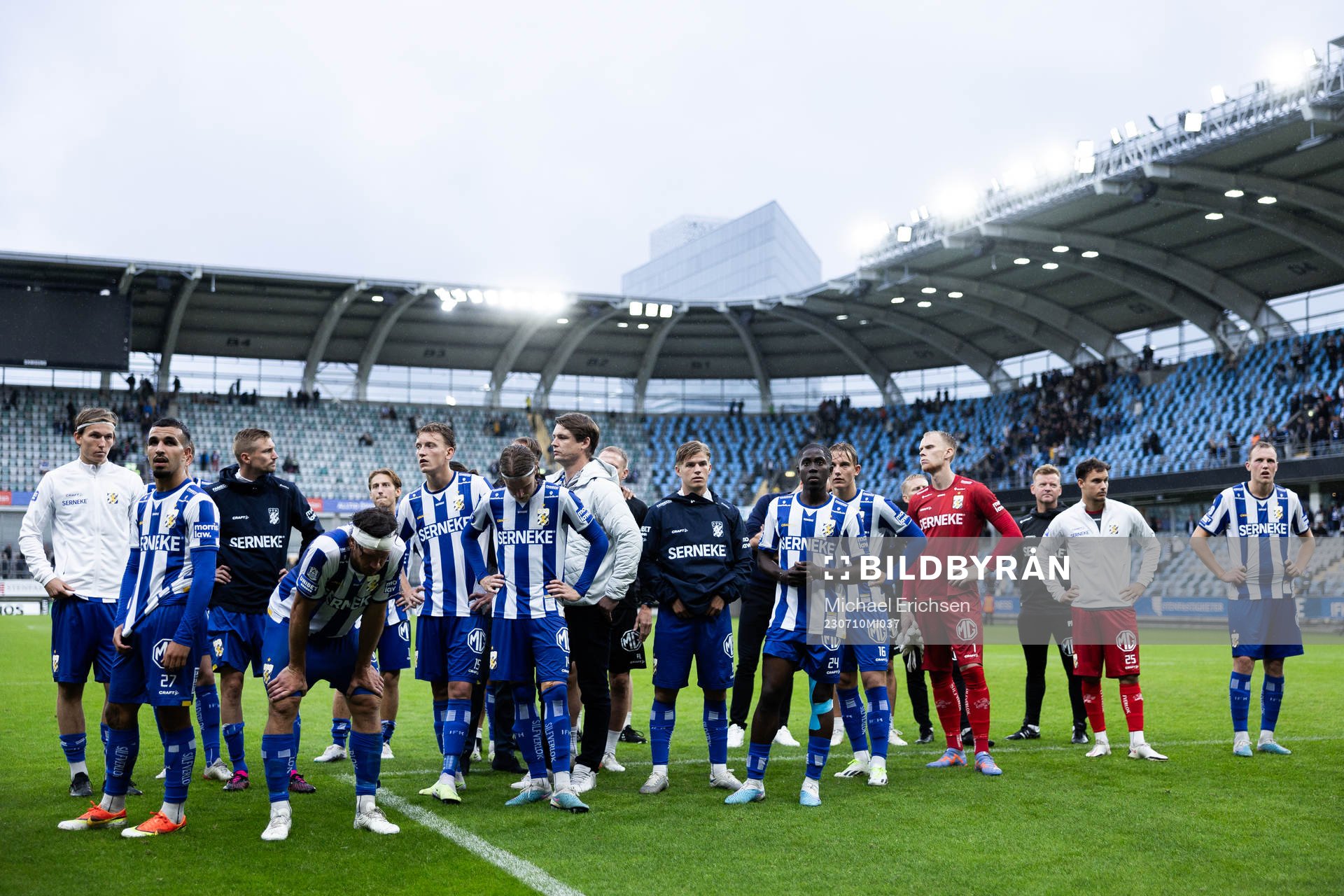 IFK Göteborgs spelare deppar