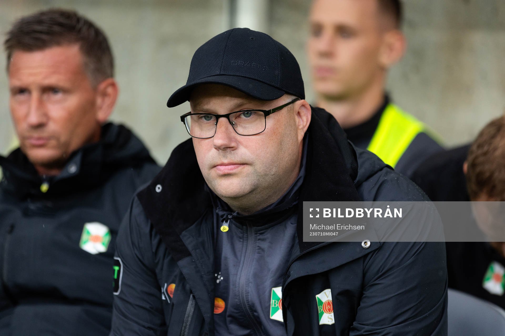 Varbergs tränare Martin Skogman innan fotbollsmatchen i