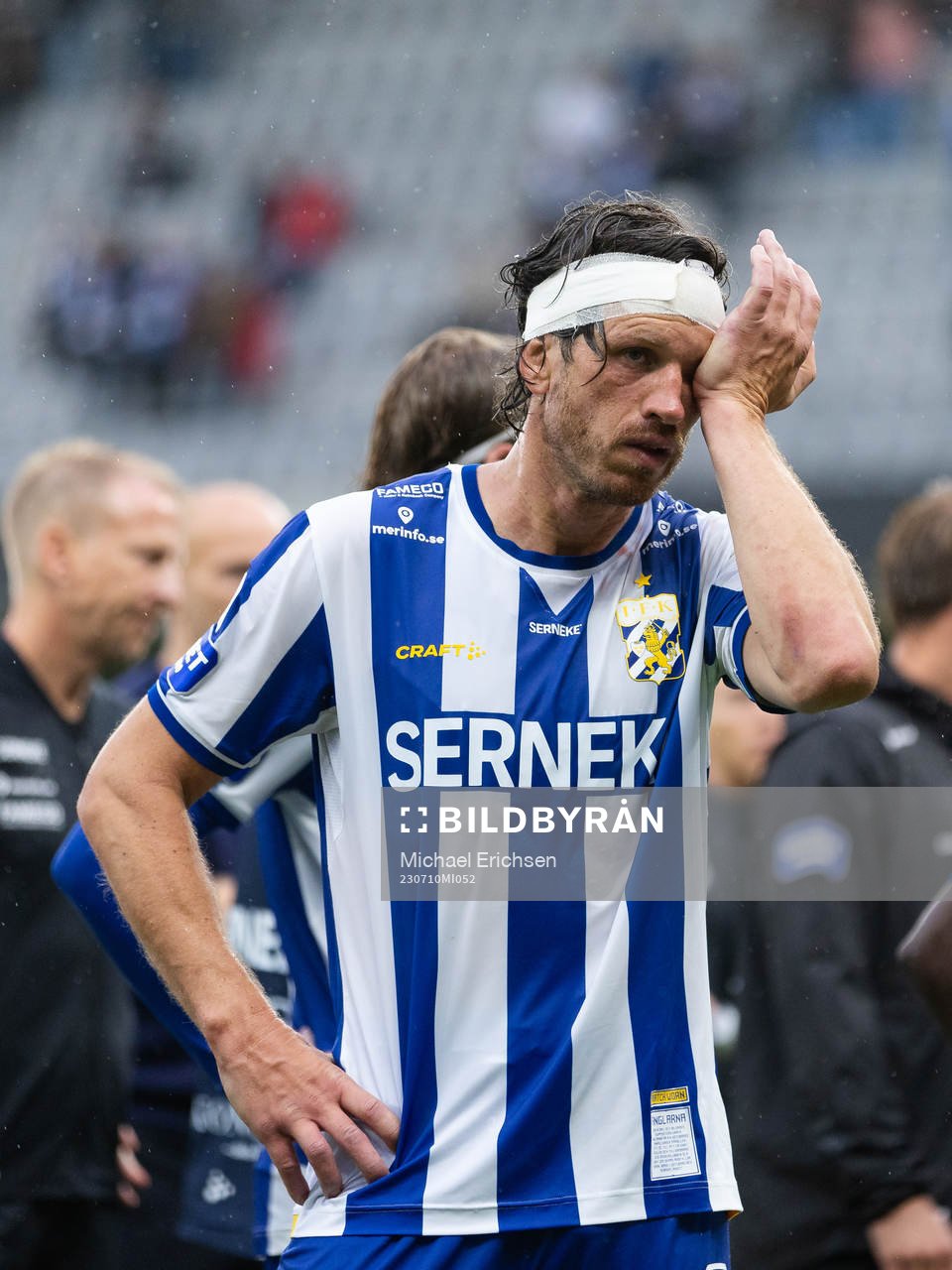 IFK Göteborgs Gustav Svensson deppar