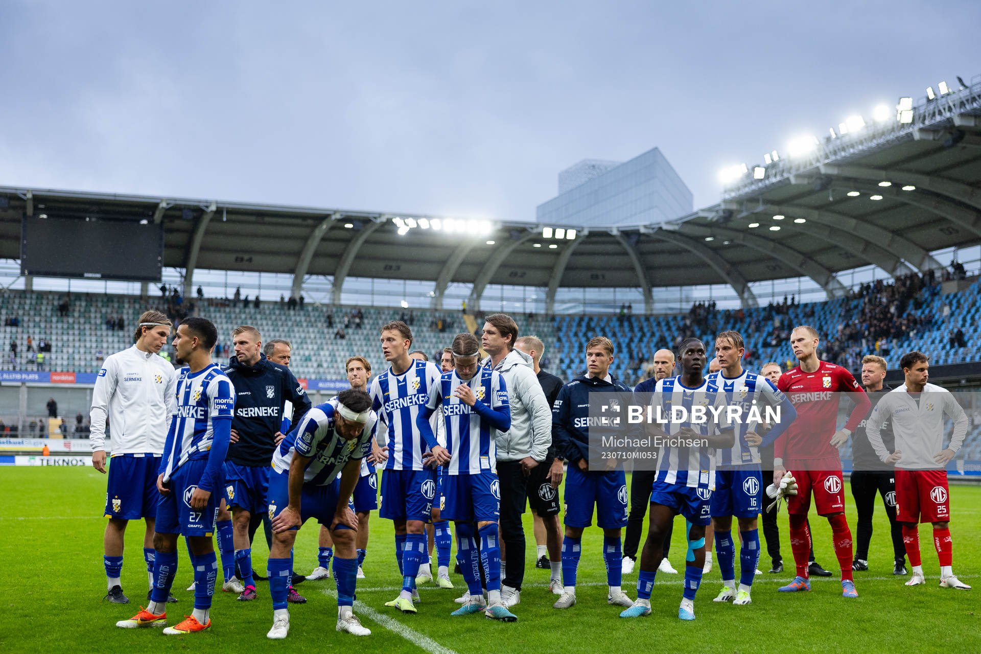 IFK Göteborgs spelare deppar