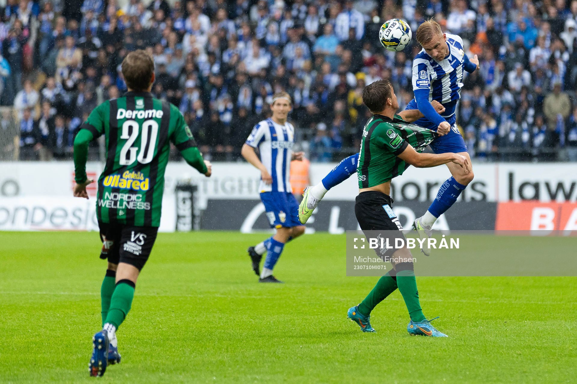 IFK Göteborgs Oscar Wendt och Varbergs Victor Karlsson
