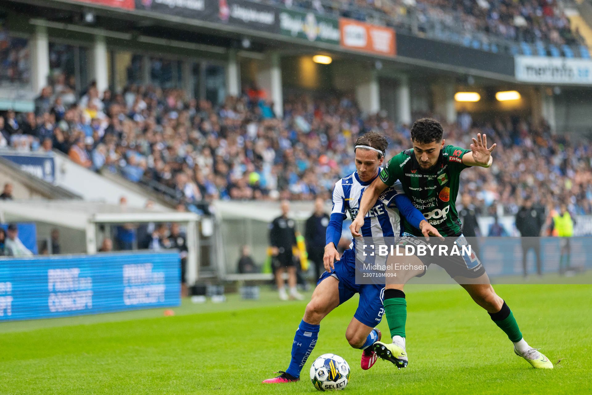 IFK Göteborgs Lucas Kåhed och Varbergs Ismet Lushaku