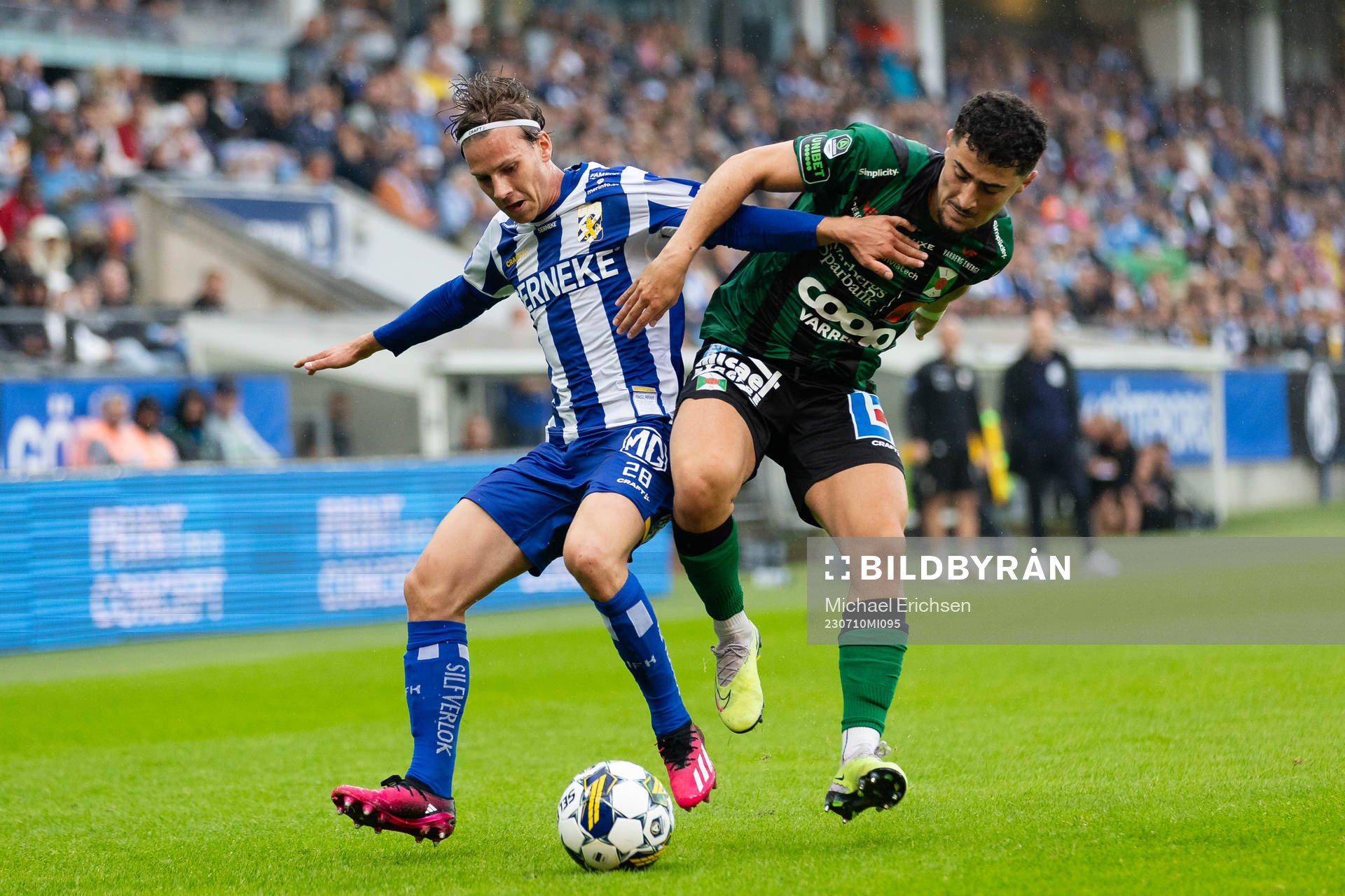 IFK Göteborgs Lucas Kåhed och Varbergs Ismet Lushaku