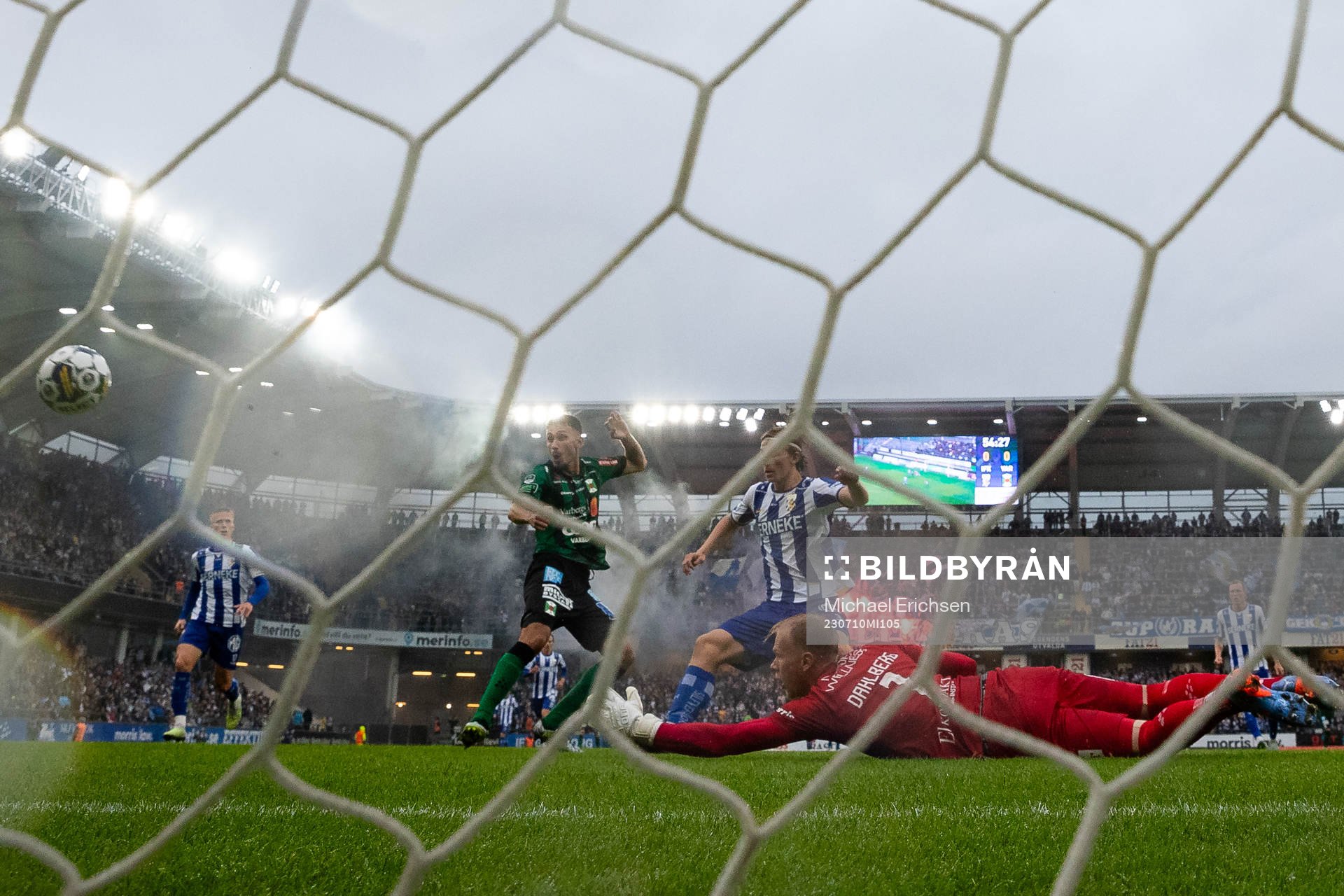 Varbergs Dion Krasniqi styr in 0-1