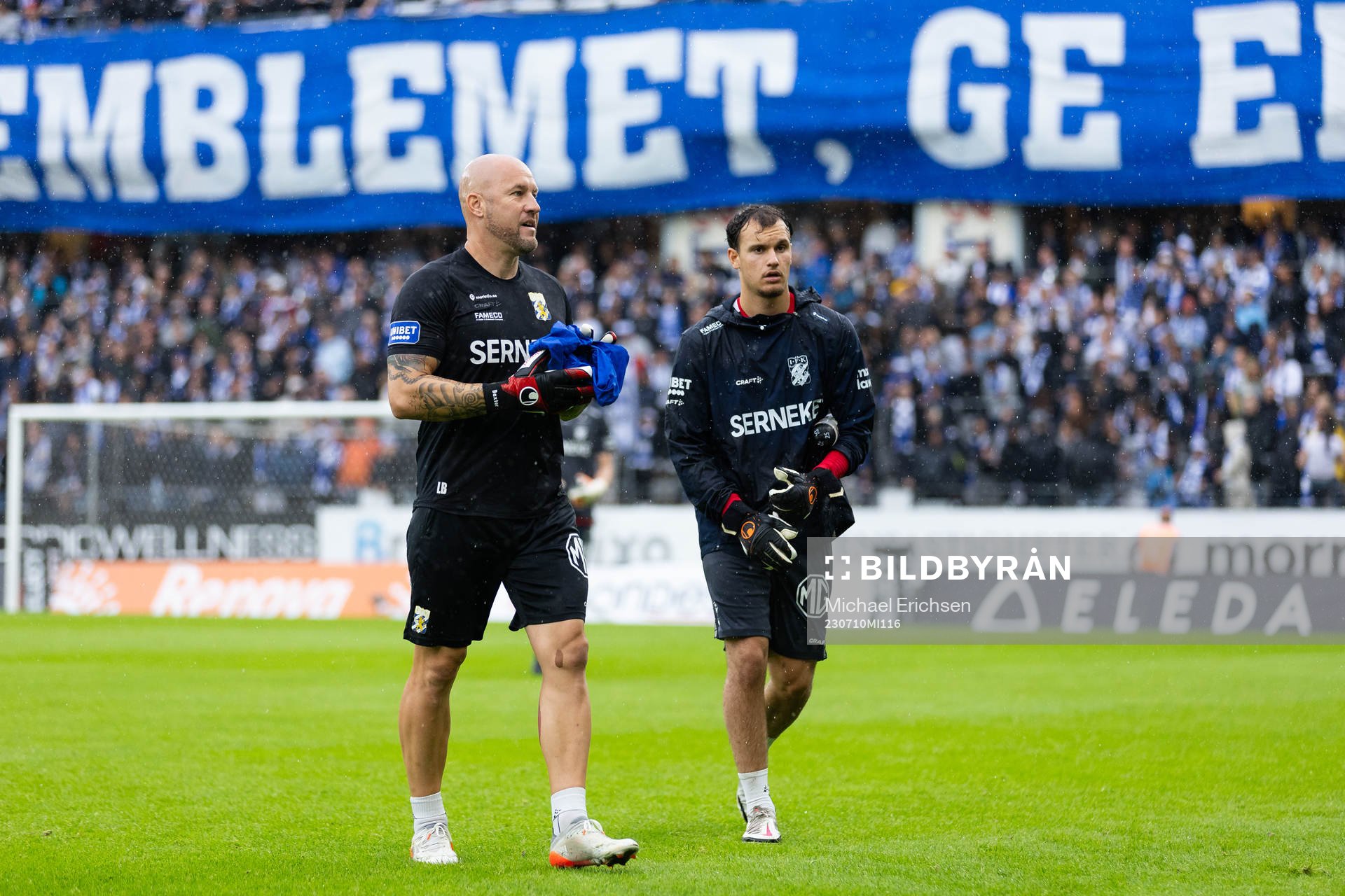 IFK Göteborgs målvaktstränare Lee Baxter innan