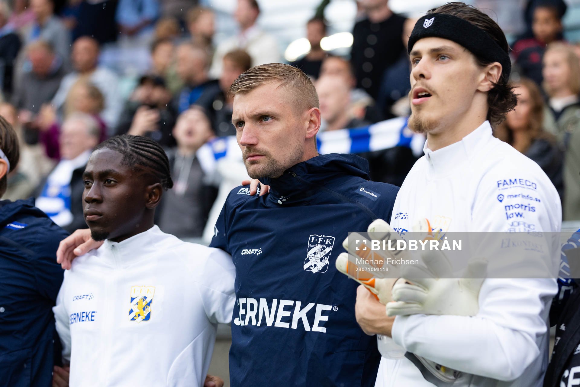 IFK Göteborgs Abundance Salaou, Sebastian Eriksson och