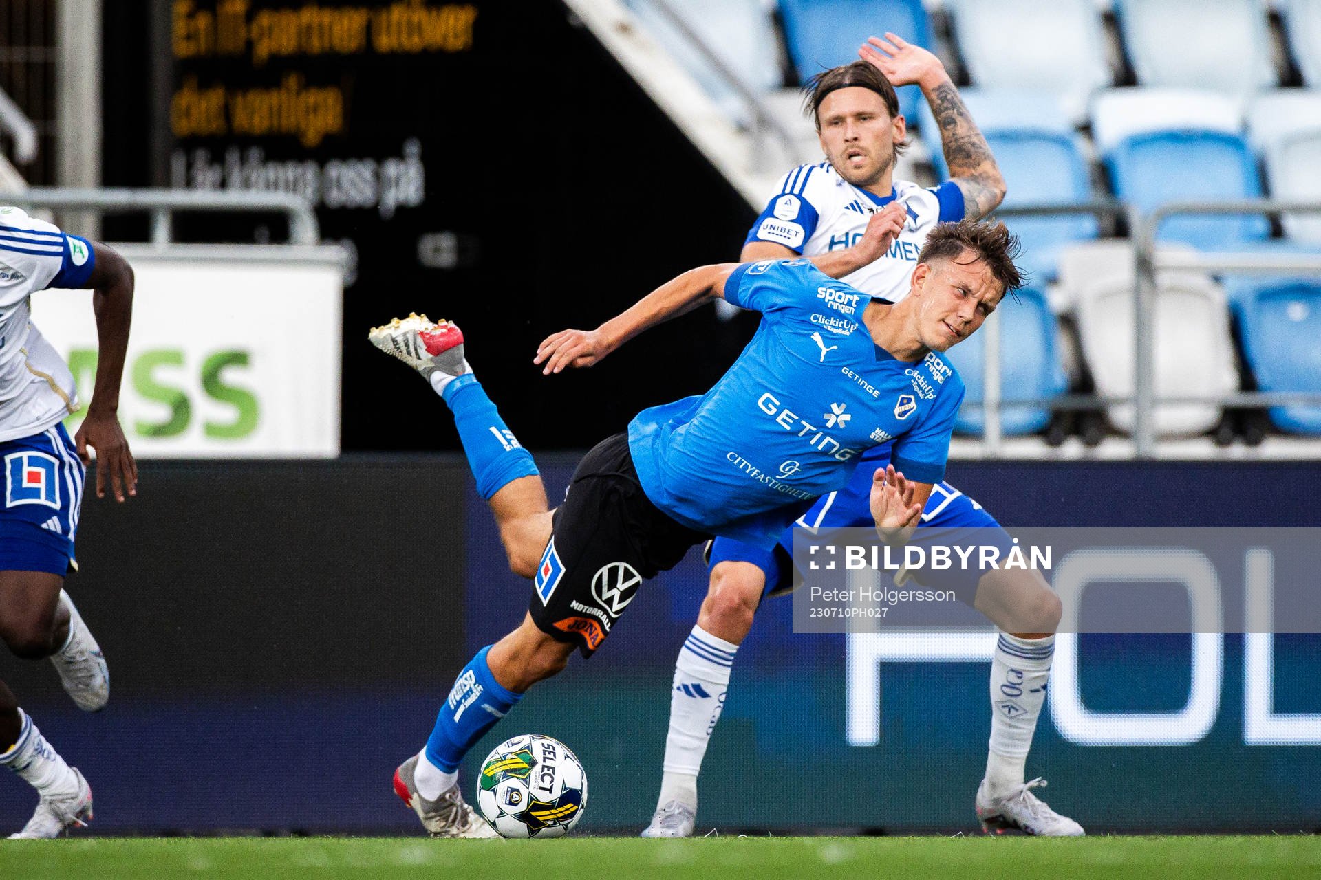 Halmstads Kazper Karlsson och IFK Norrköpings Arnor