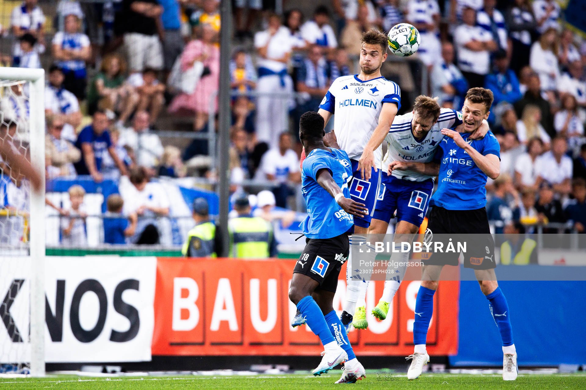 IFK Norrköpings Anton Eriksson och Niklas Gunnarsson mot