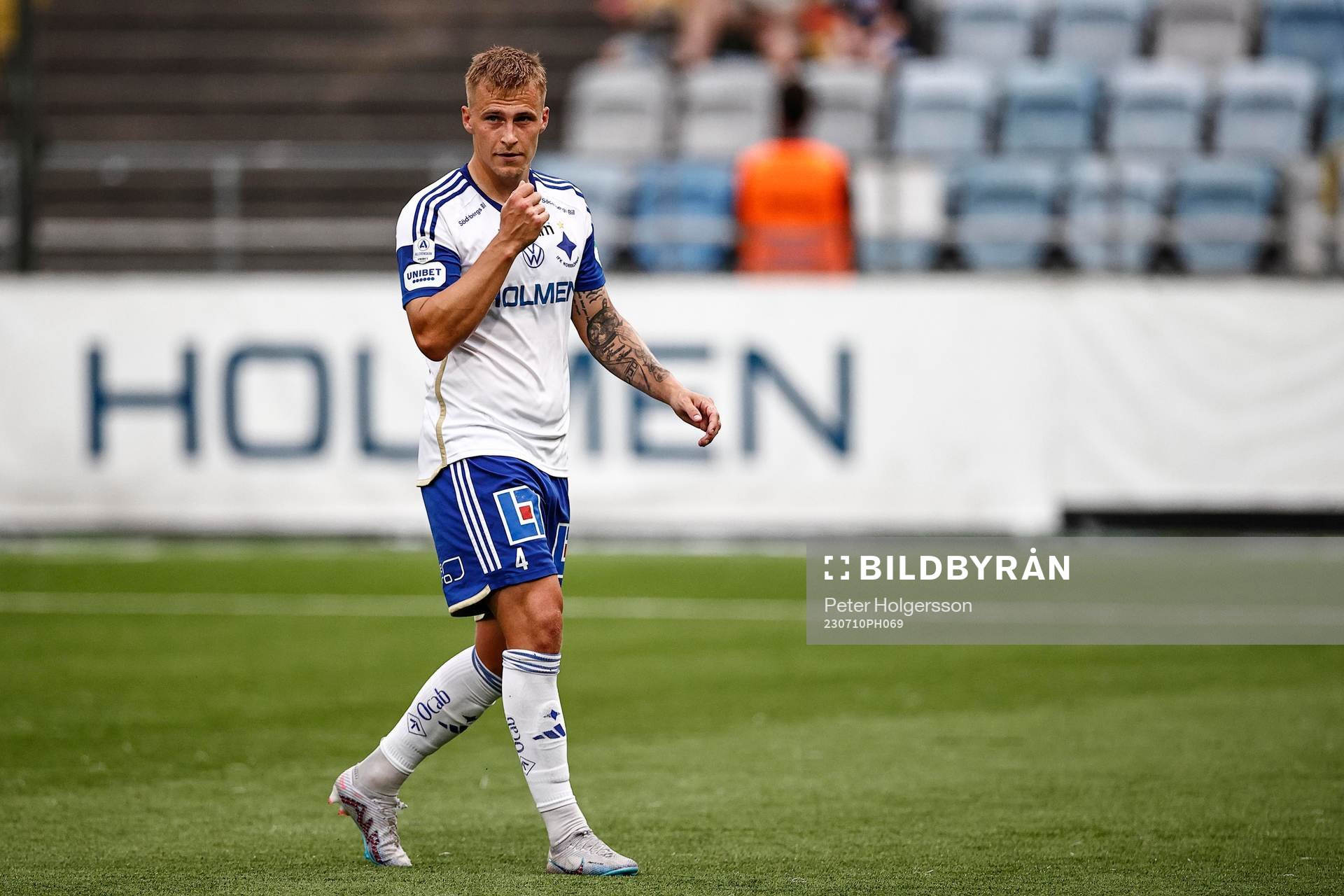 IFK Norrköpings Marco Lund Nielsen har fått rött kort