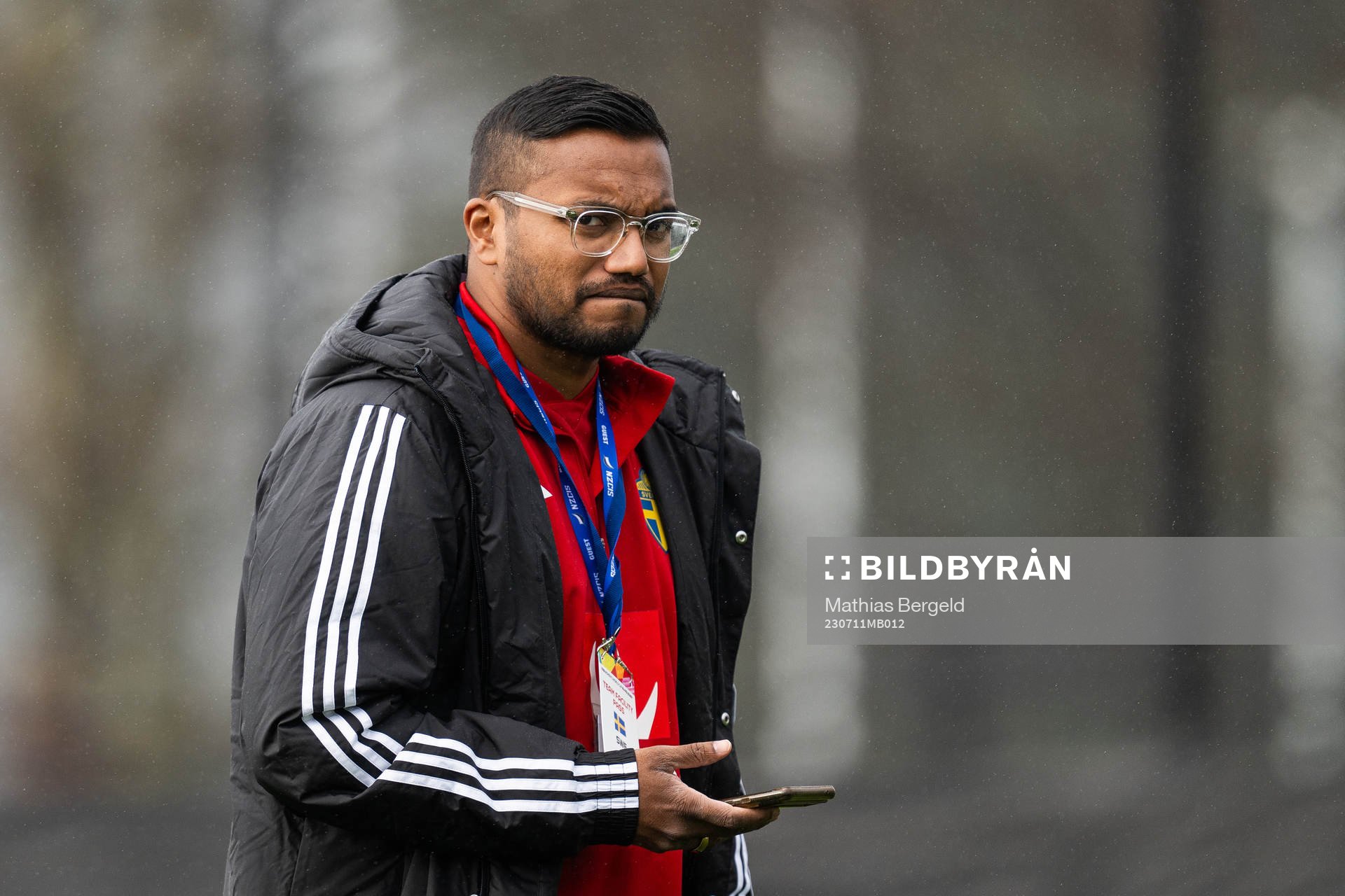 Medical doctor Sadesh Balasingam of the Swedish women's