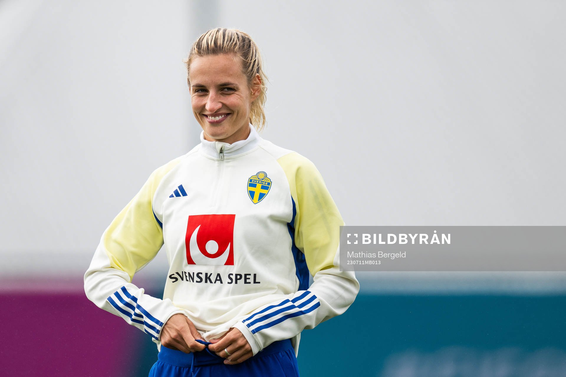 Nathalie Björn of the Swedish women's national football