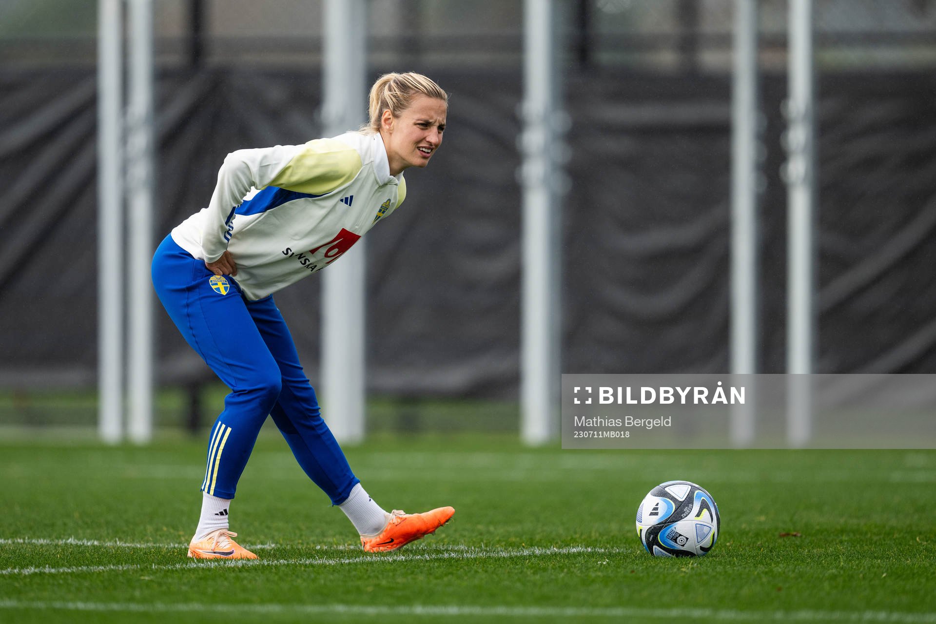 Nathalie Björn of the Swedish women's national football