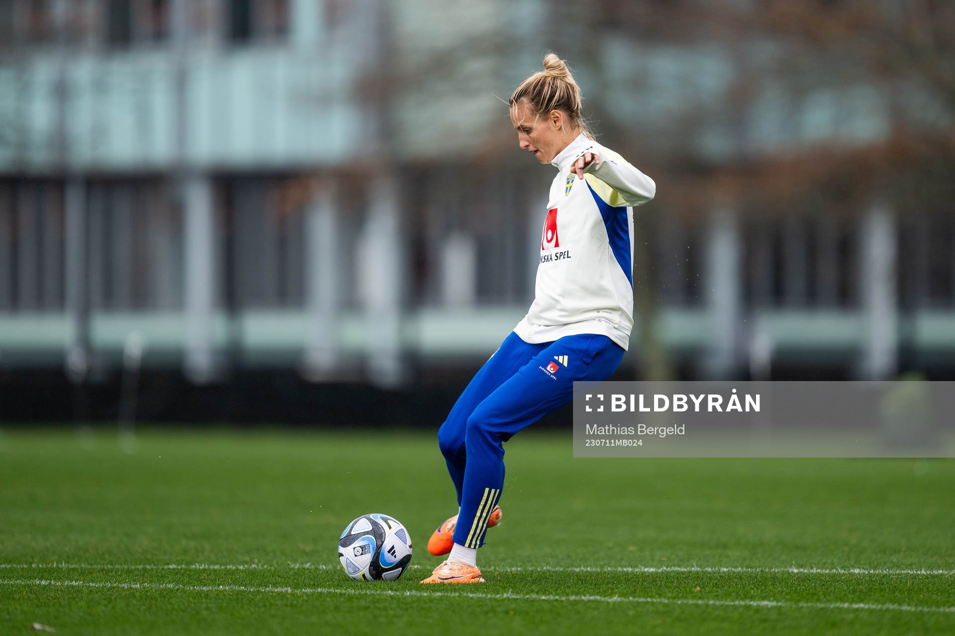 Nathalie Björn of the Swedish women's national football