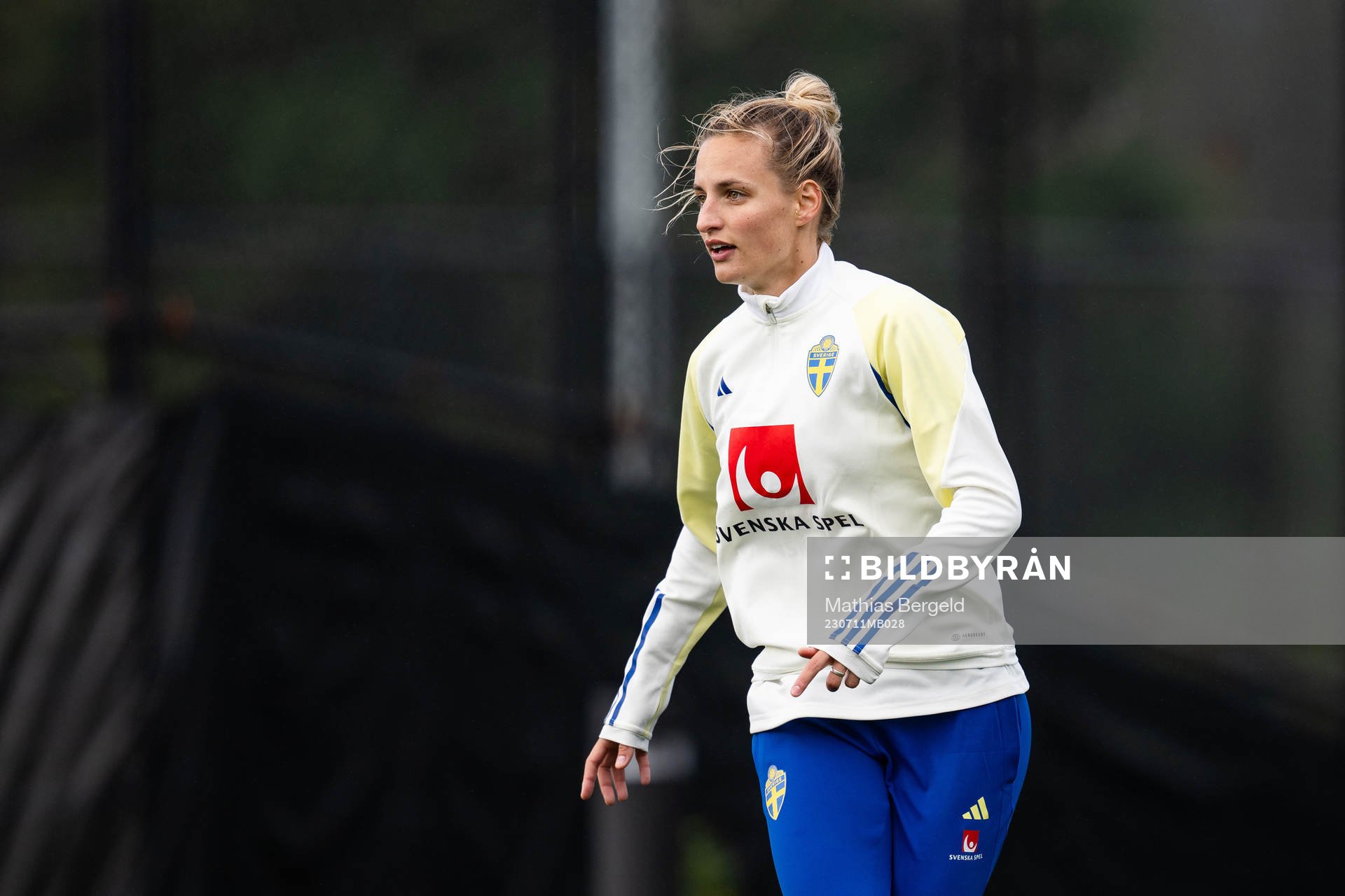 Nathalie Björn of the Swedish women's national football