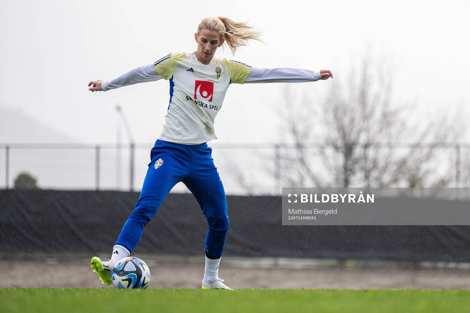 Sofia Jakobsson of the Swedish women's national football