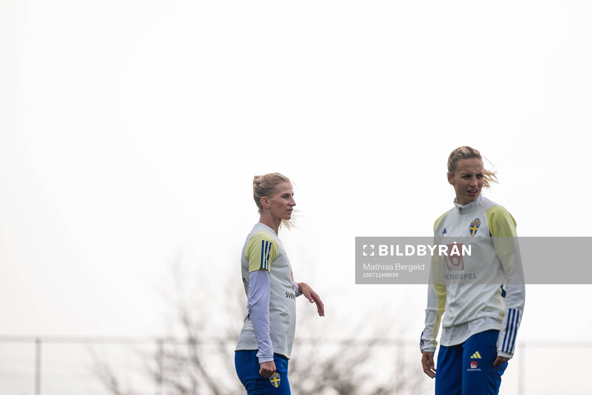 Sofia Jakobsson and Nathalie Björn of the Swedish women's