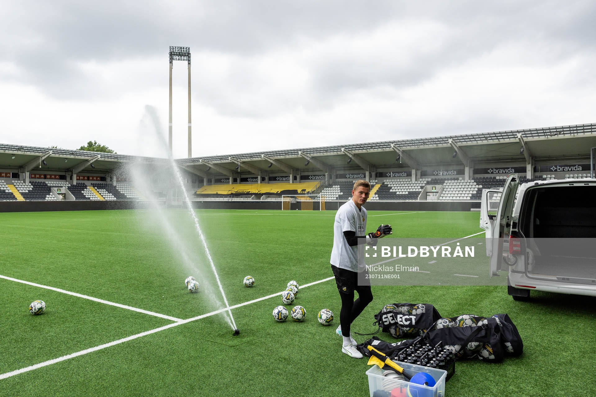 Goalkeeper Johan Brattberg of Häcken