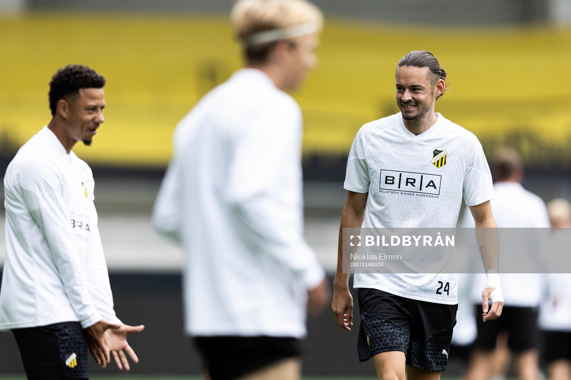 Tobias Sana and Amor Layouni of Häcken