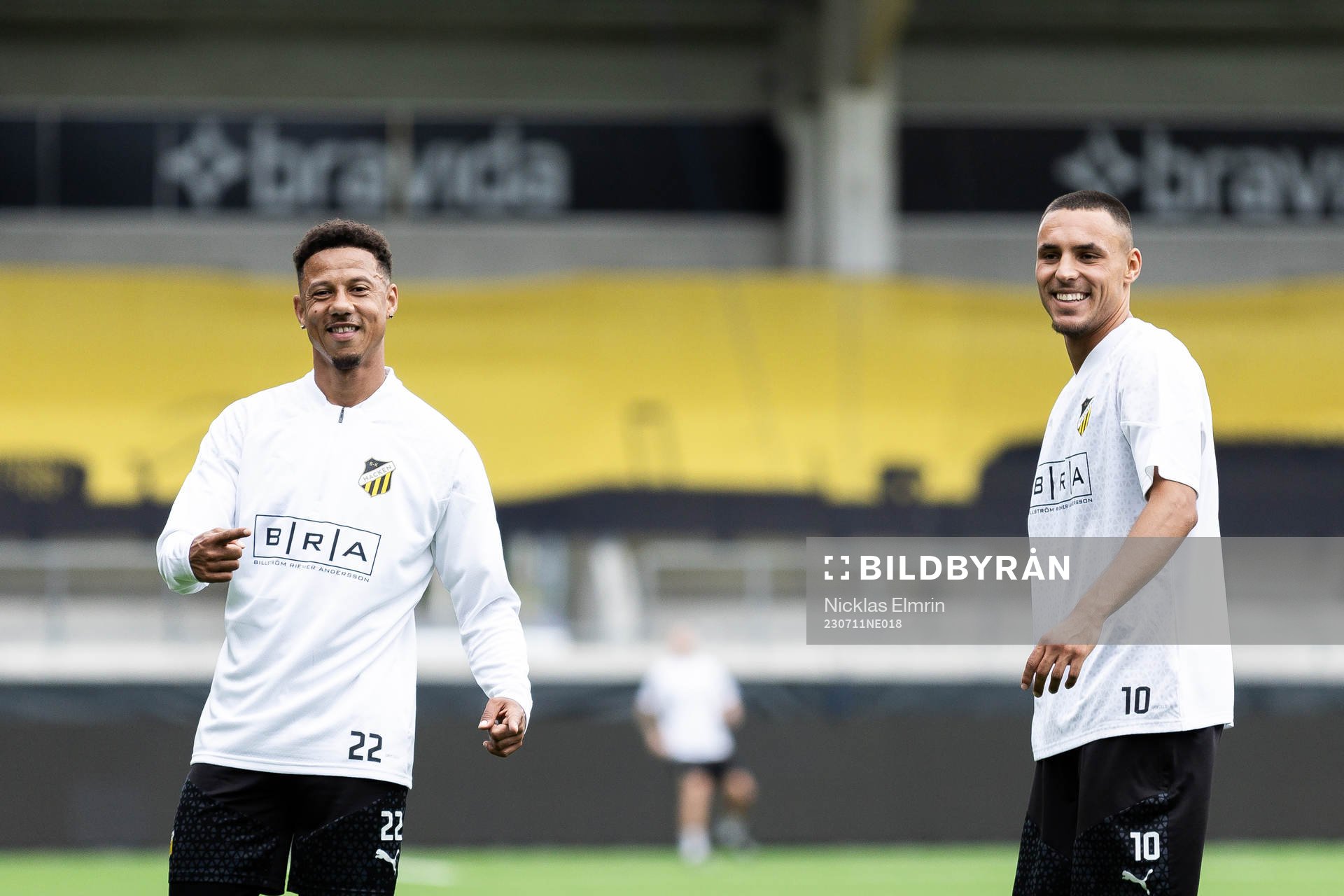 Tobias Sana and Ali Youssef of Häcken