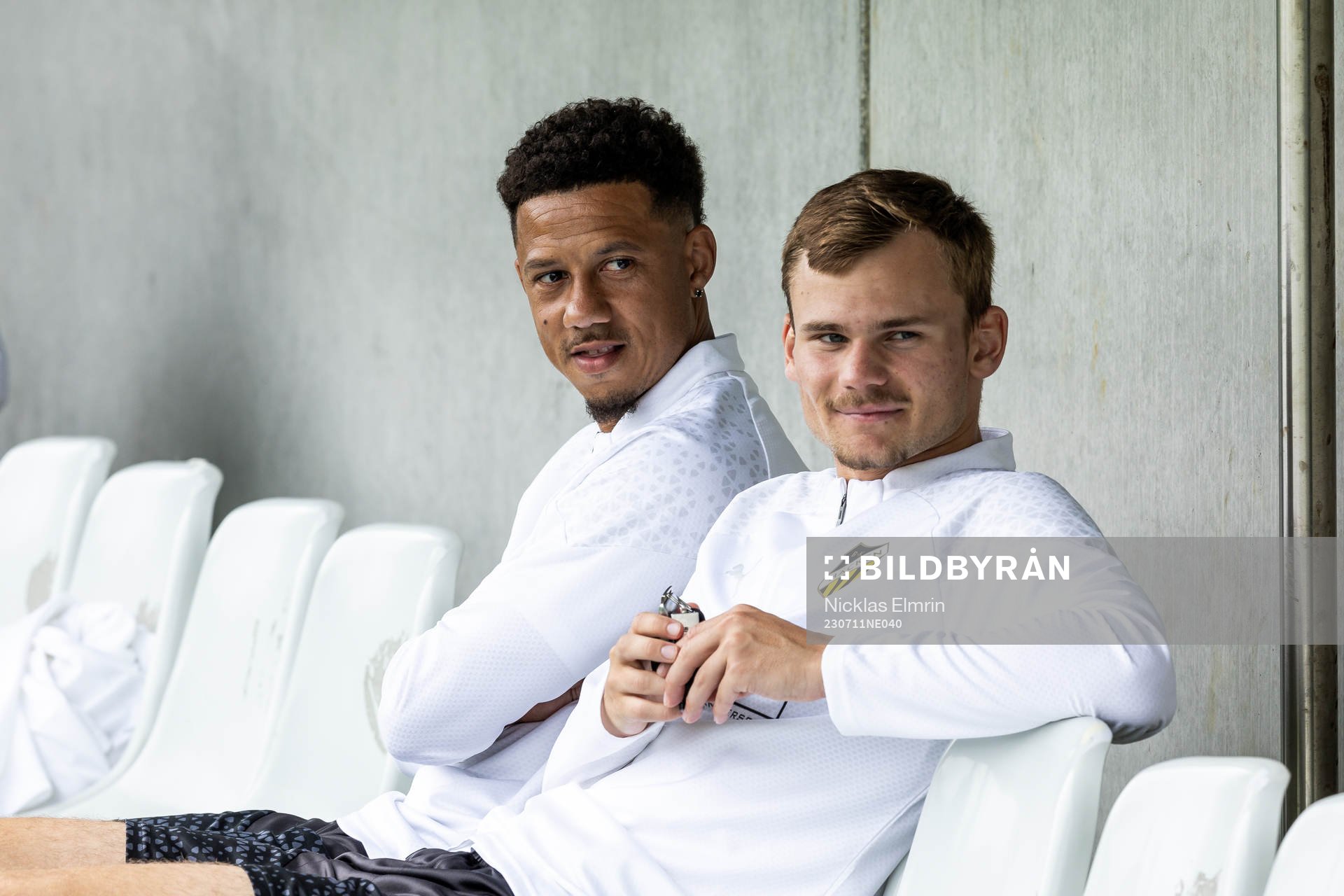 Tobias Sana and Oscar Uddenäs of Häcken