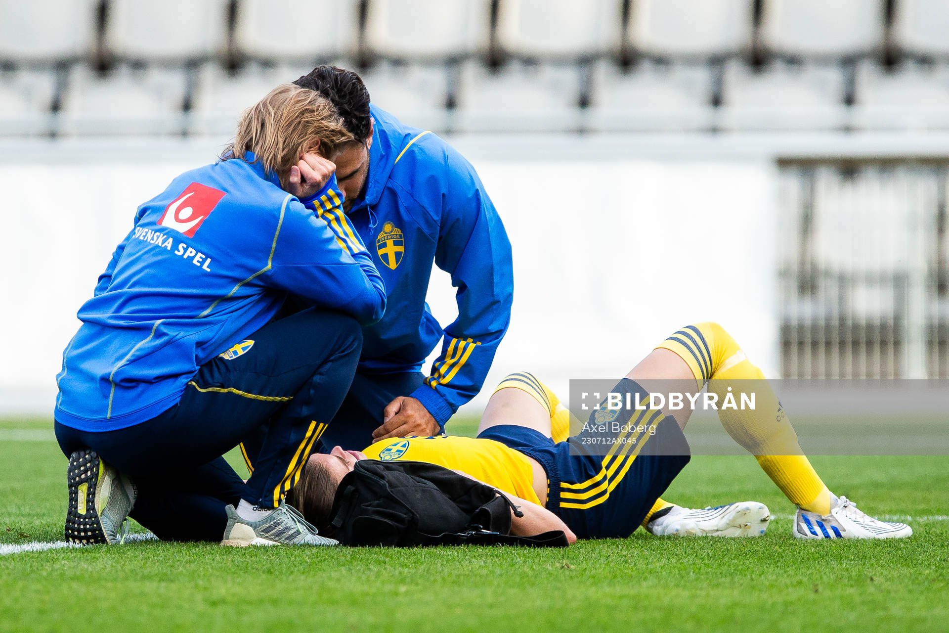 My Cato of Sweden receives medical attention