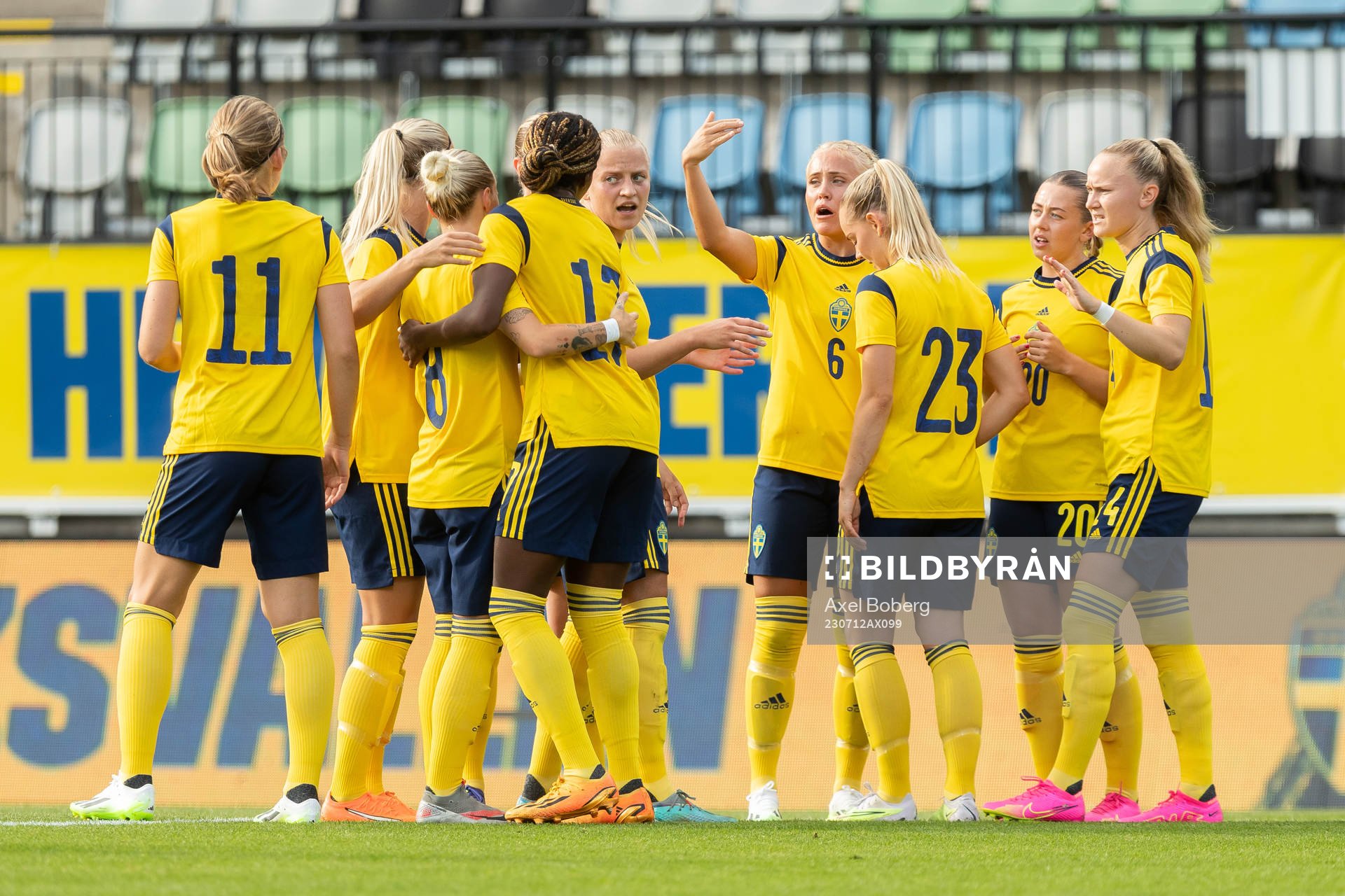 Sweden celebrate