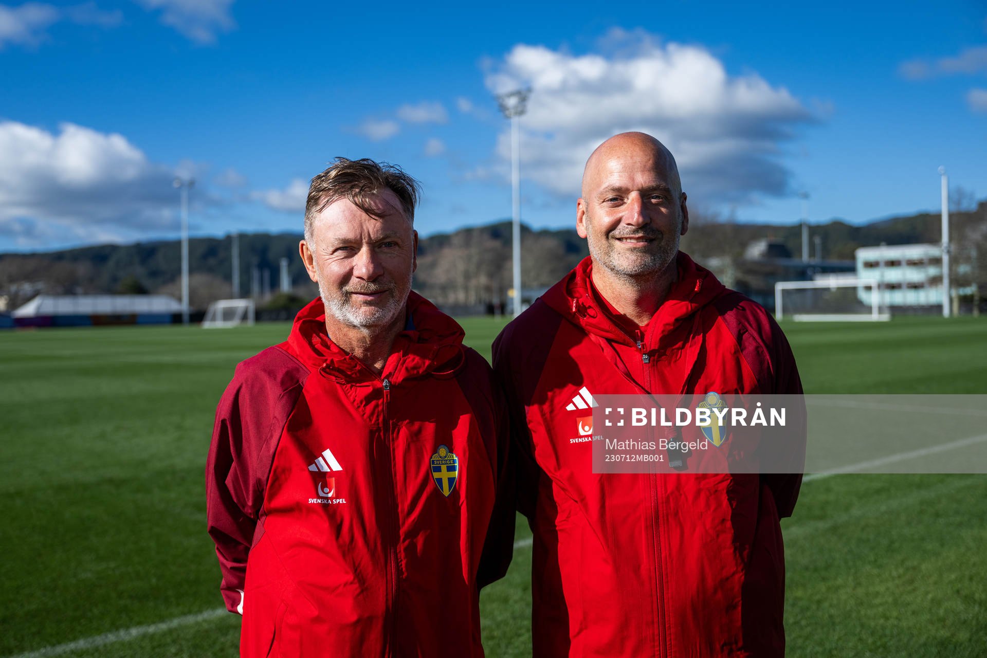Head coach Peter Gerhardsson and assistant coach Magnus