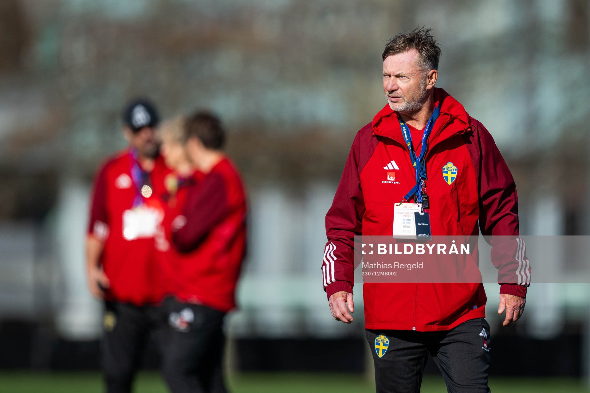 Head coach Peter Gerhardsson of the Swedish women's